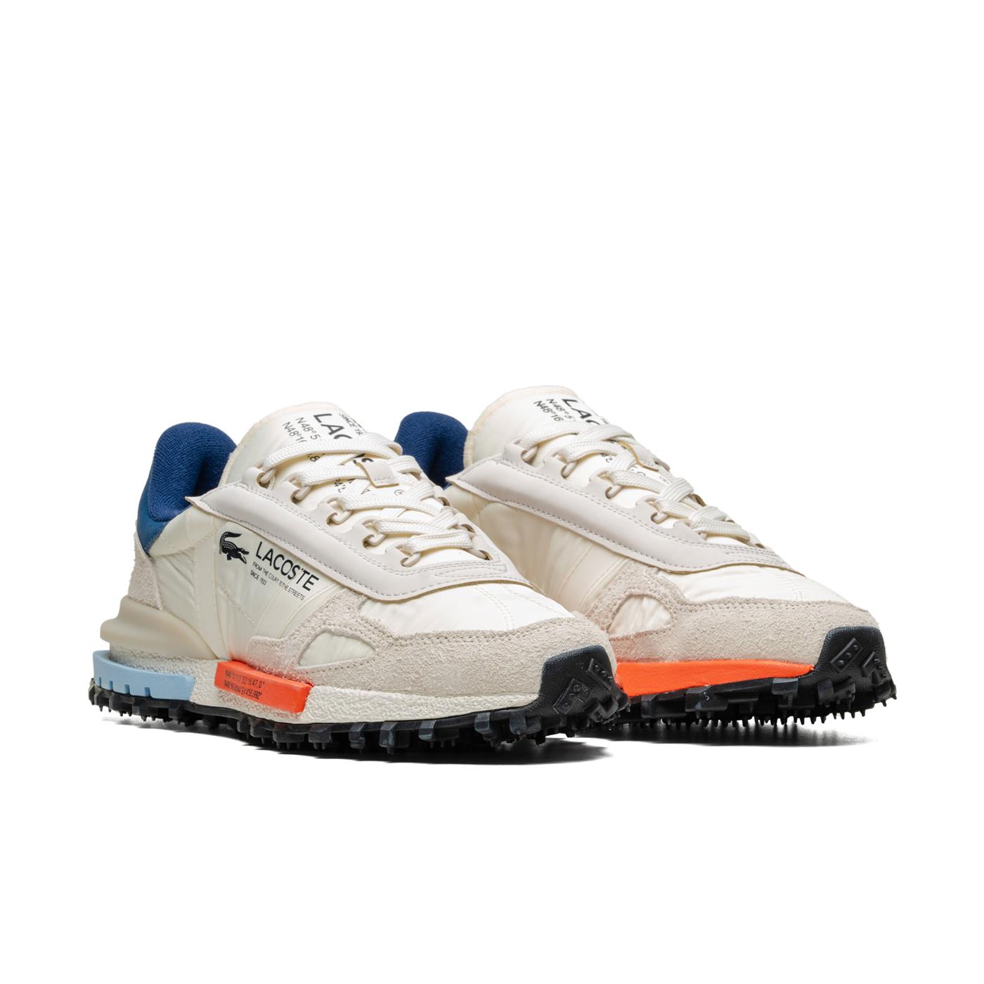 Lacoste Elite Active Off White/Navy - 48SMA0048-WN1