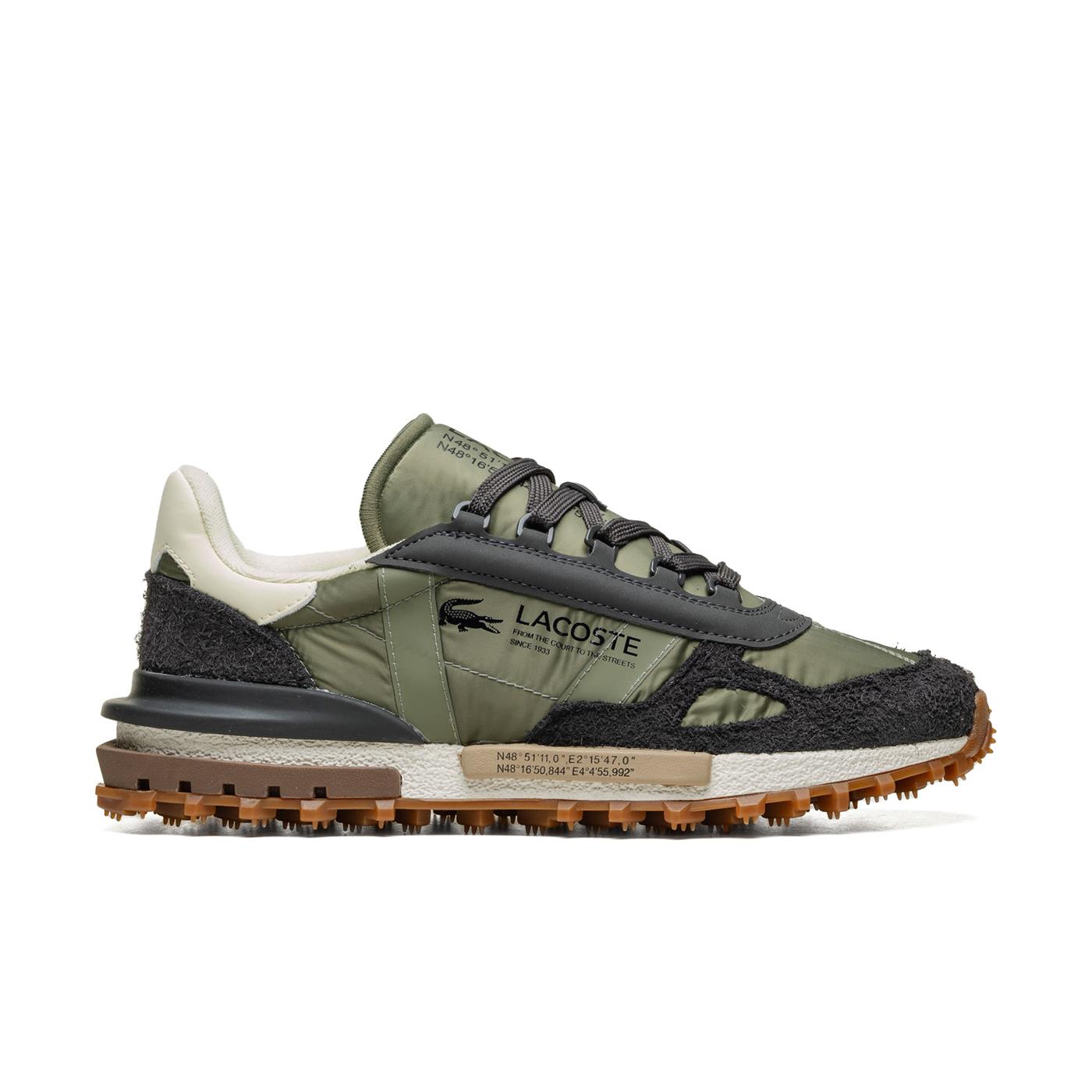 Lacoste Elite Active Khaki/Dark Green - 48SMA0050-P1N