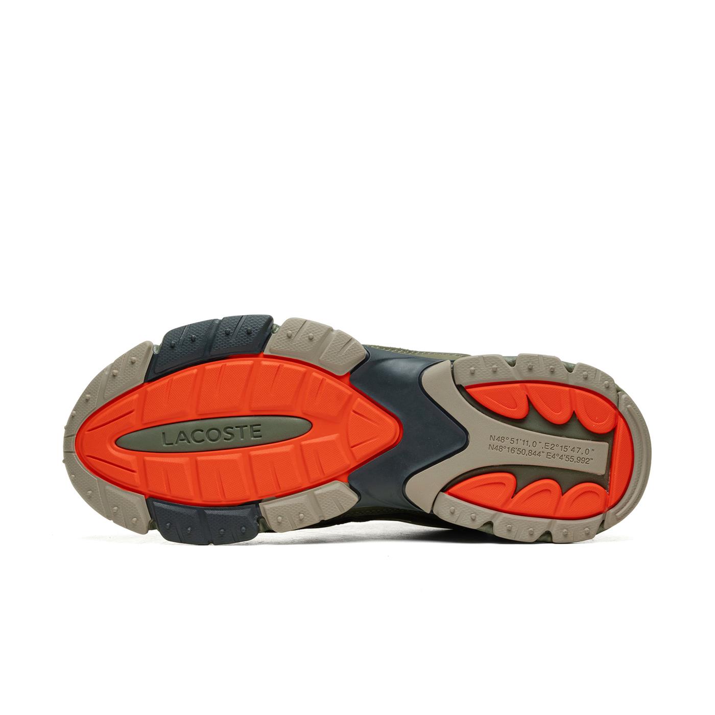 Lacoste L003 Neo Tech Khaki/Orange - 48SMA0062-5E4
