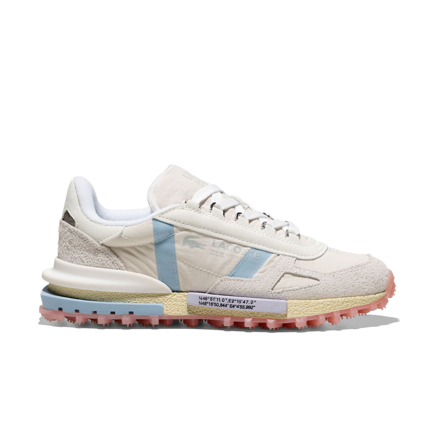 Lacoste Elite Active Off White/Light Blue - 50SFA0074-WB8