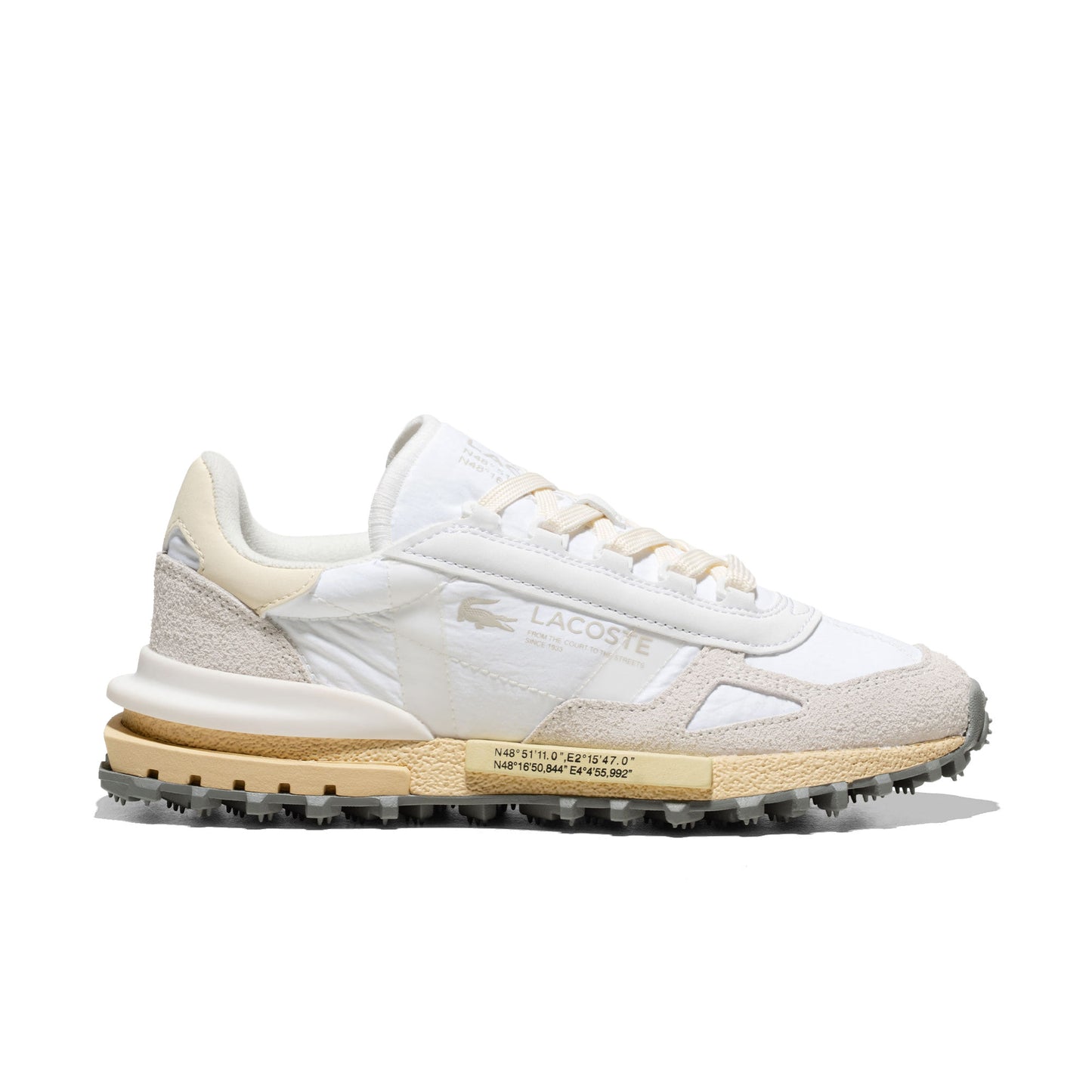 Lacoste Elite Active White/Light Yellow - 50SFA0076-2H8