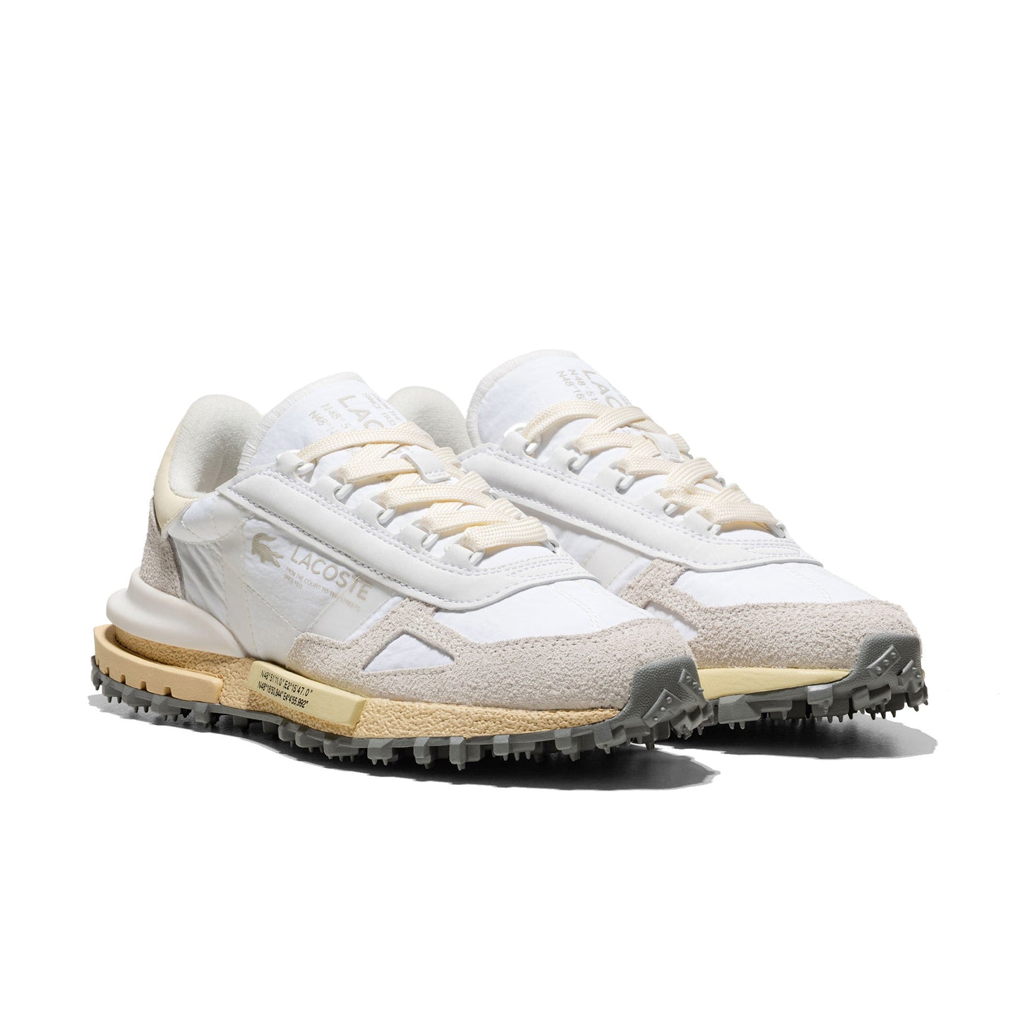 Lacoste Elite Active White/Light Yellow - 50SFA0076-2H8