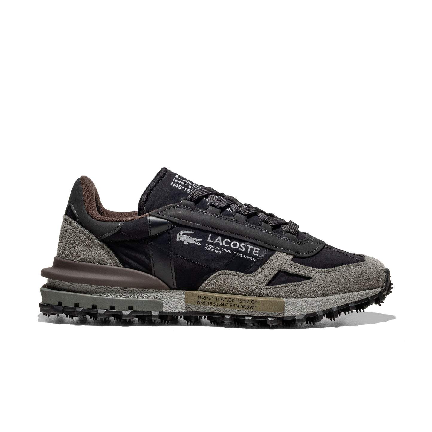 Lacoste Elite Active Dark Grey/Dark Brown - 50SMA0078-YH2