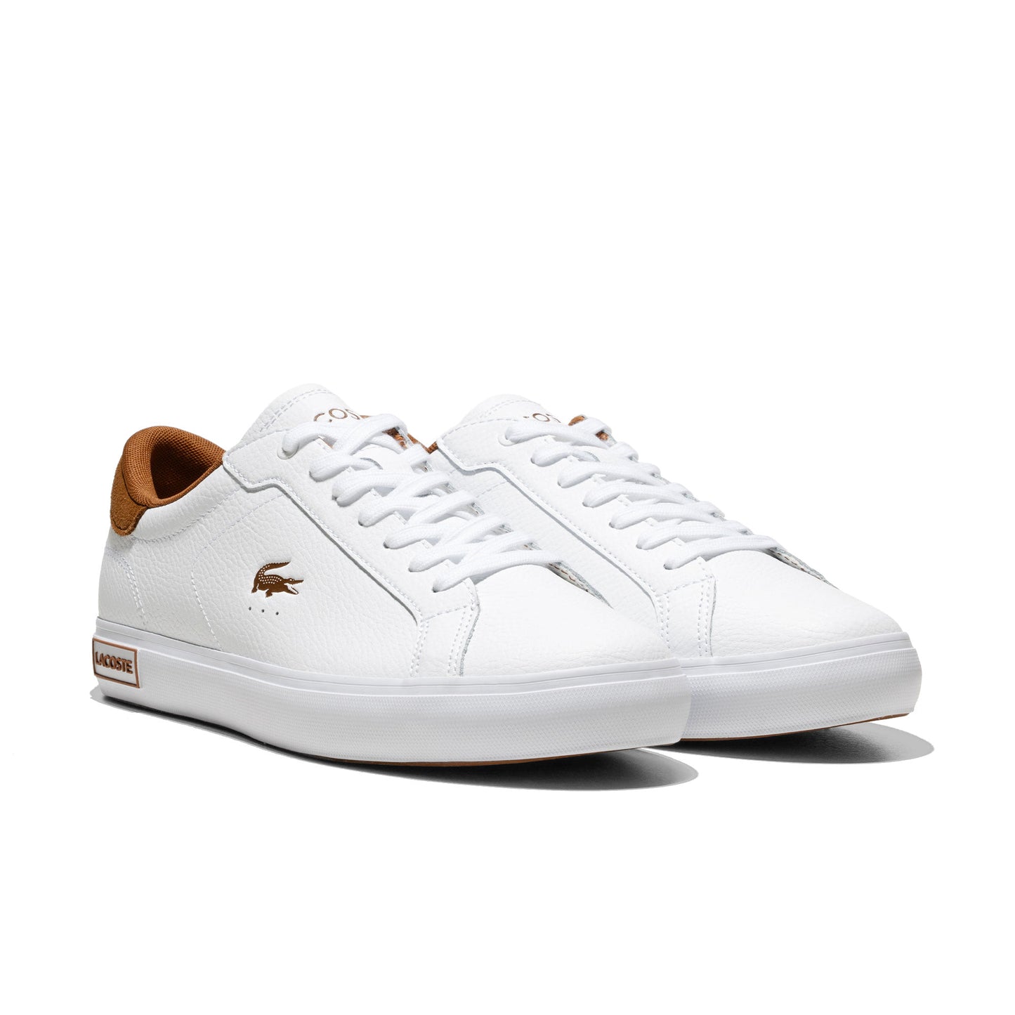 Lacoste Powercourt White/Brown - 50SMA0150-385