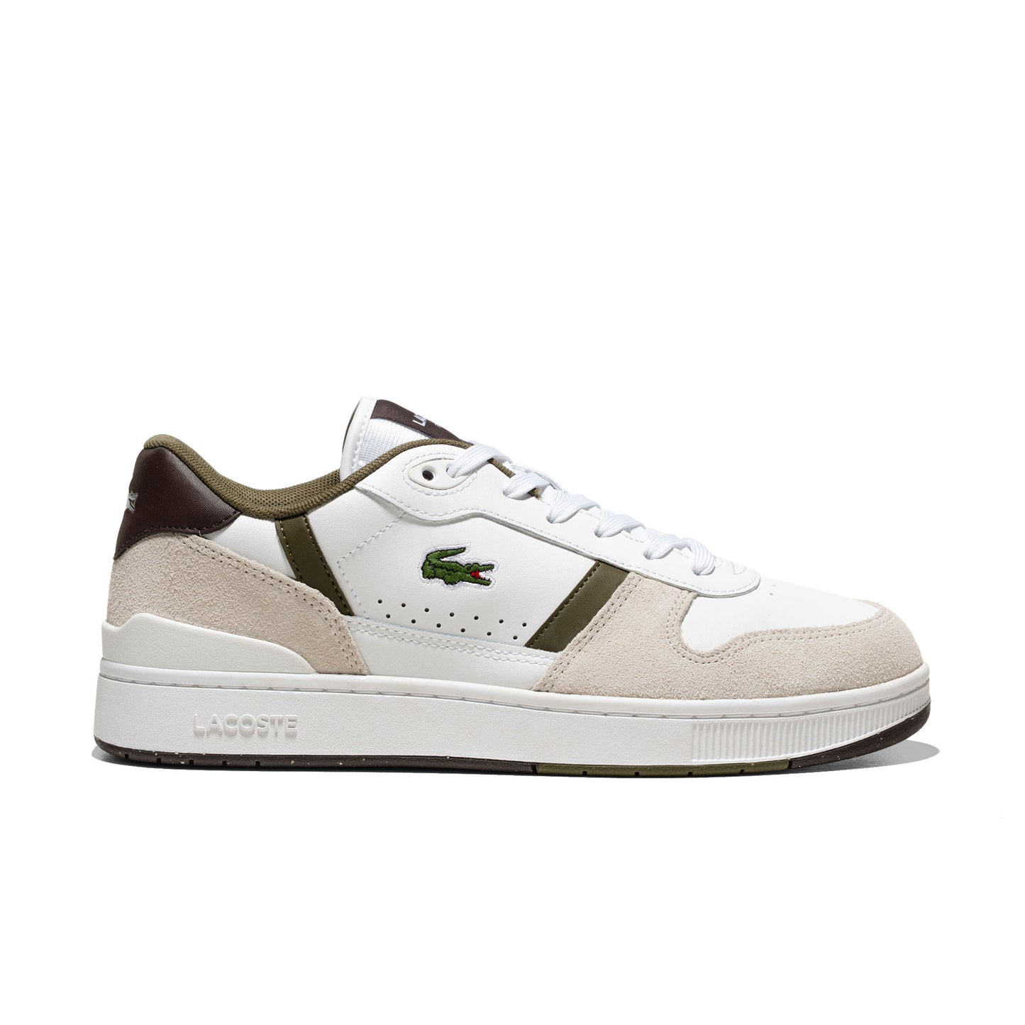 Lacoste T-Clip Set White/Dark Brown - 50SMA0182-V06