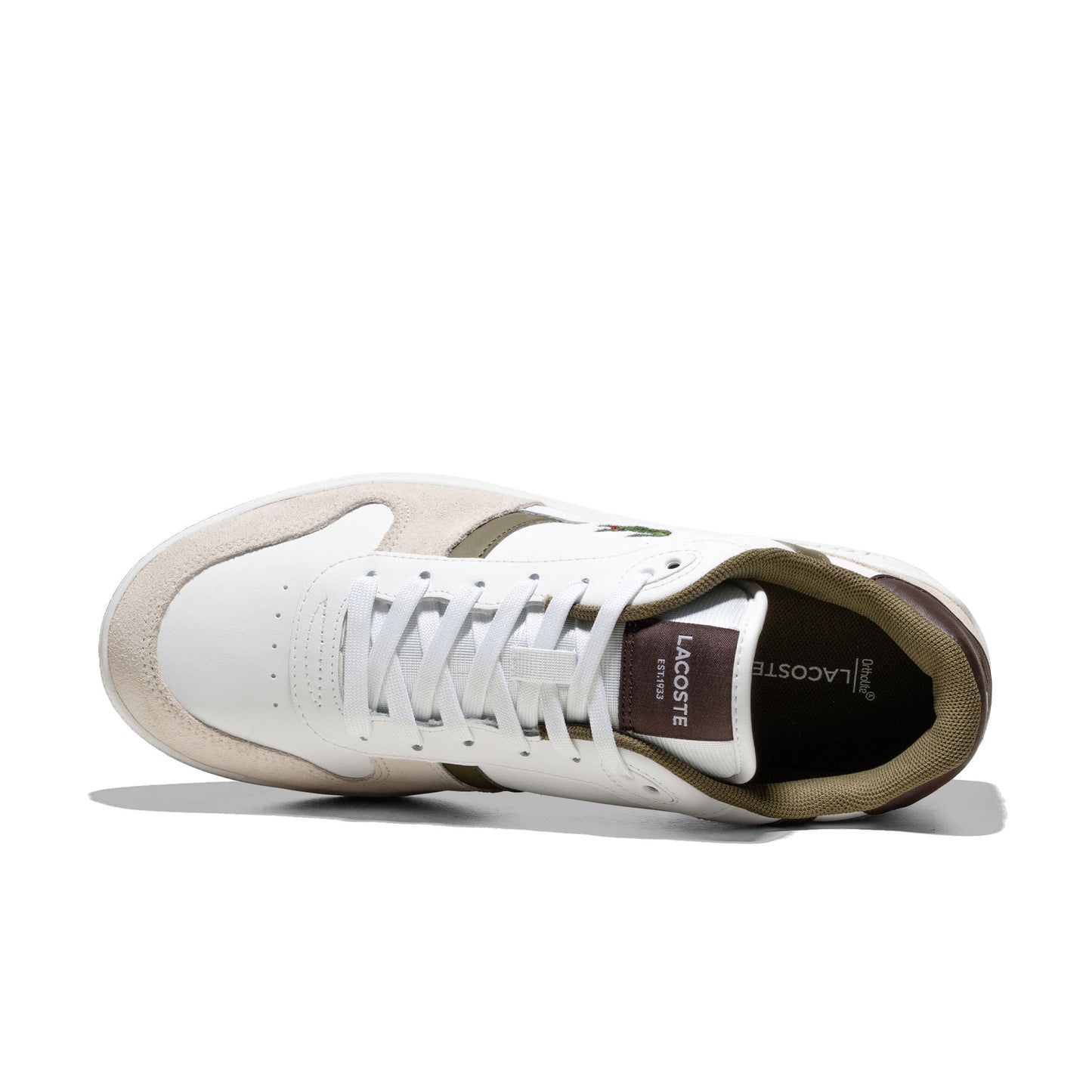 Lacoste T-Clip Set White/Dark Brown - 50SMA0182-V06