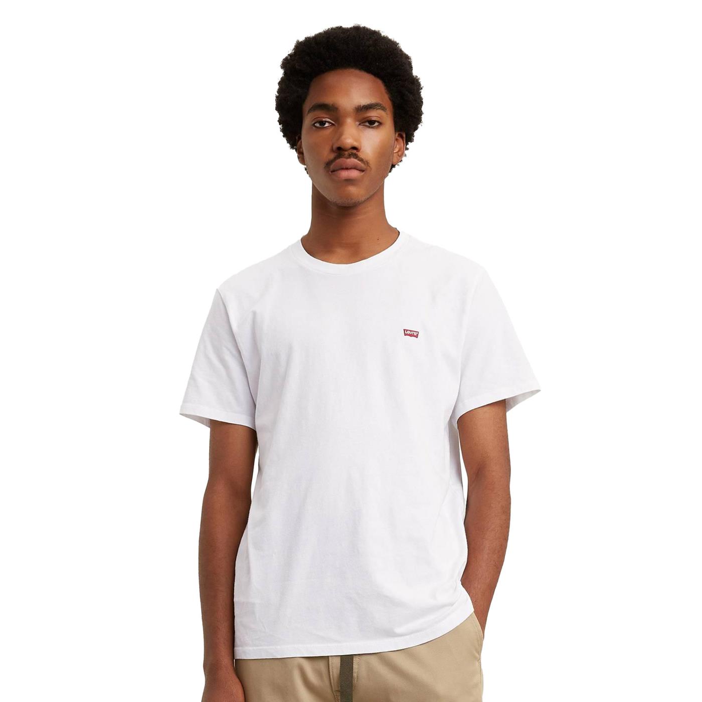 Levis SS Original Housemark Tee White - 56605-0000