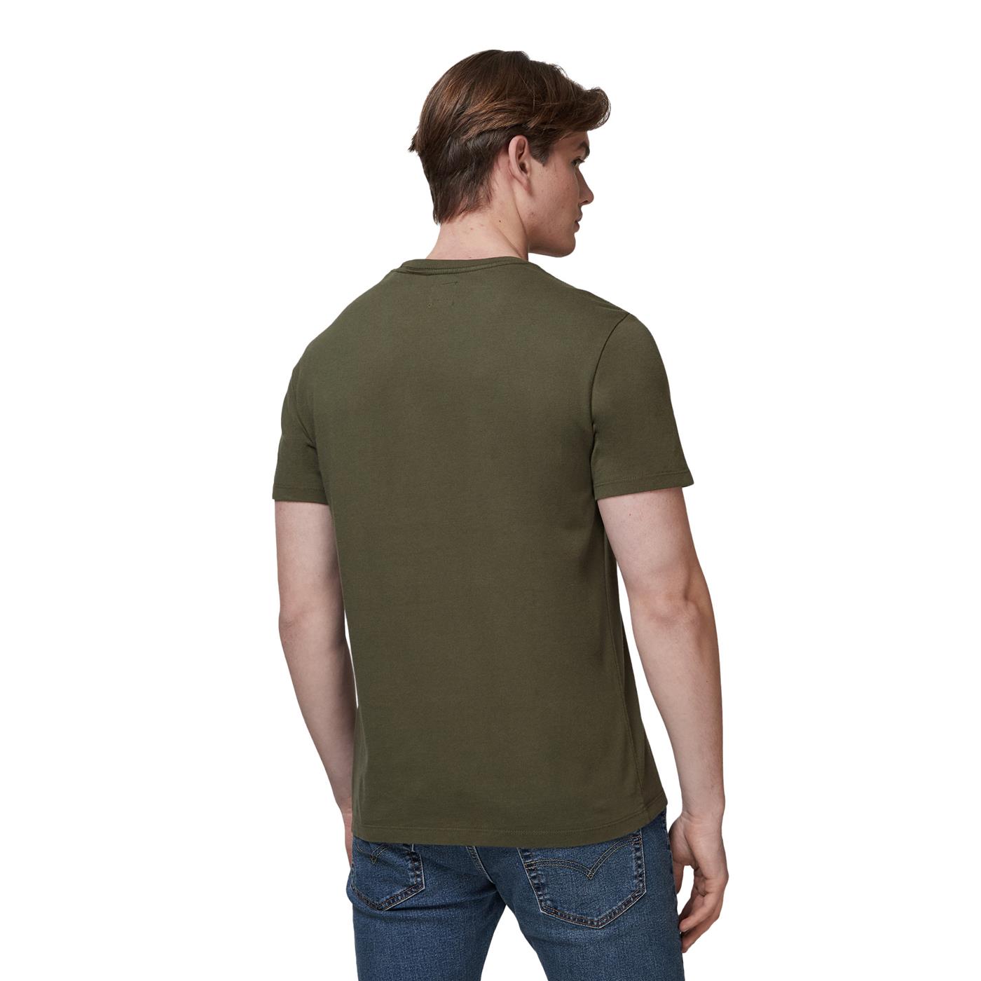 Levis Original Housemark T-Shirt Cotton + Patch Olive Night  - 56605-0021