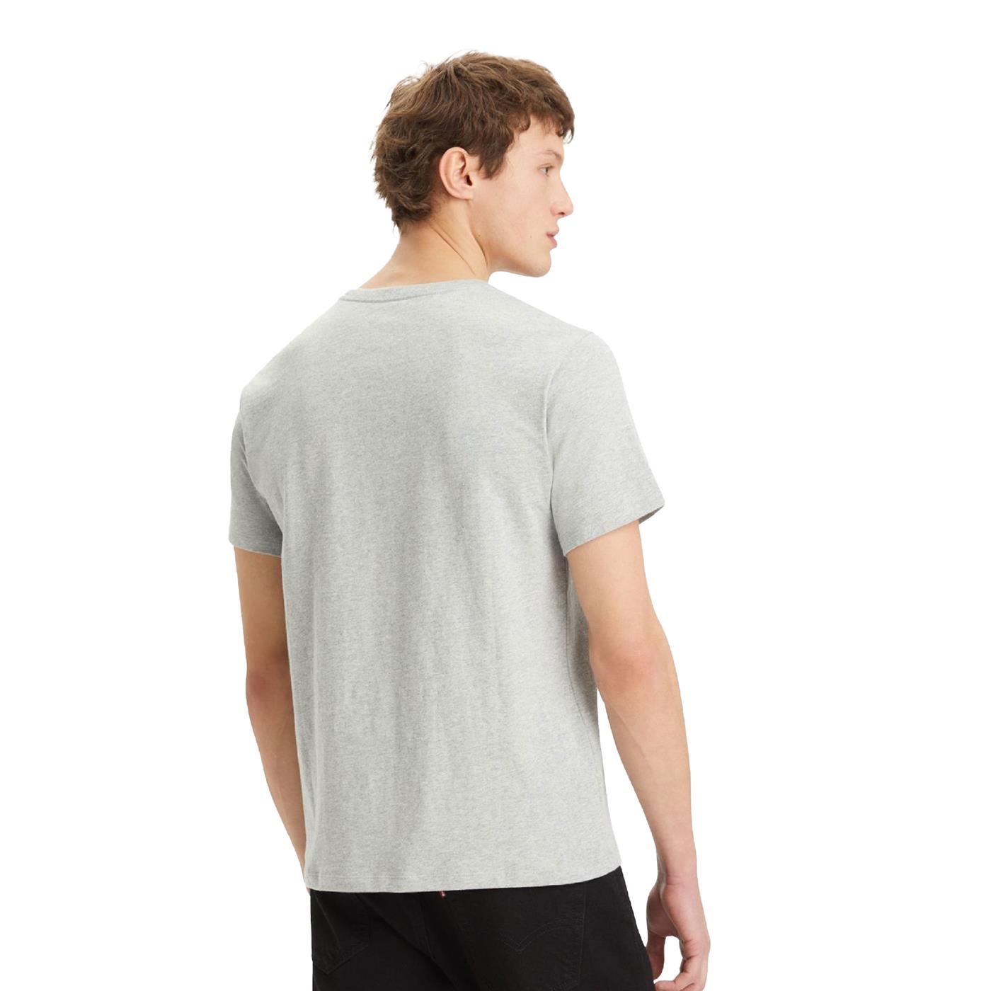 Levis SS Original Housemark Tee Mid Tone Grey  - 56605-0249