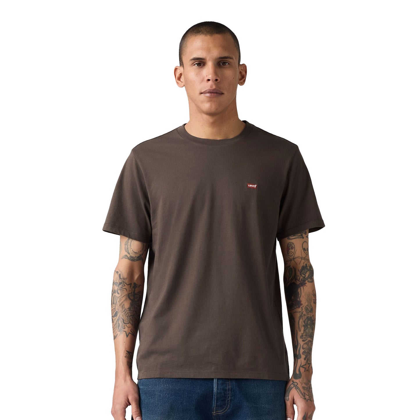Levis SS Original Housemark Tee Bracken - 56605-0293
