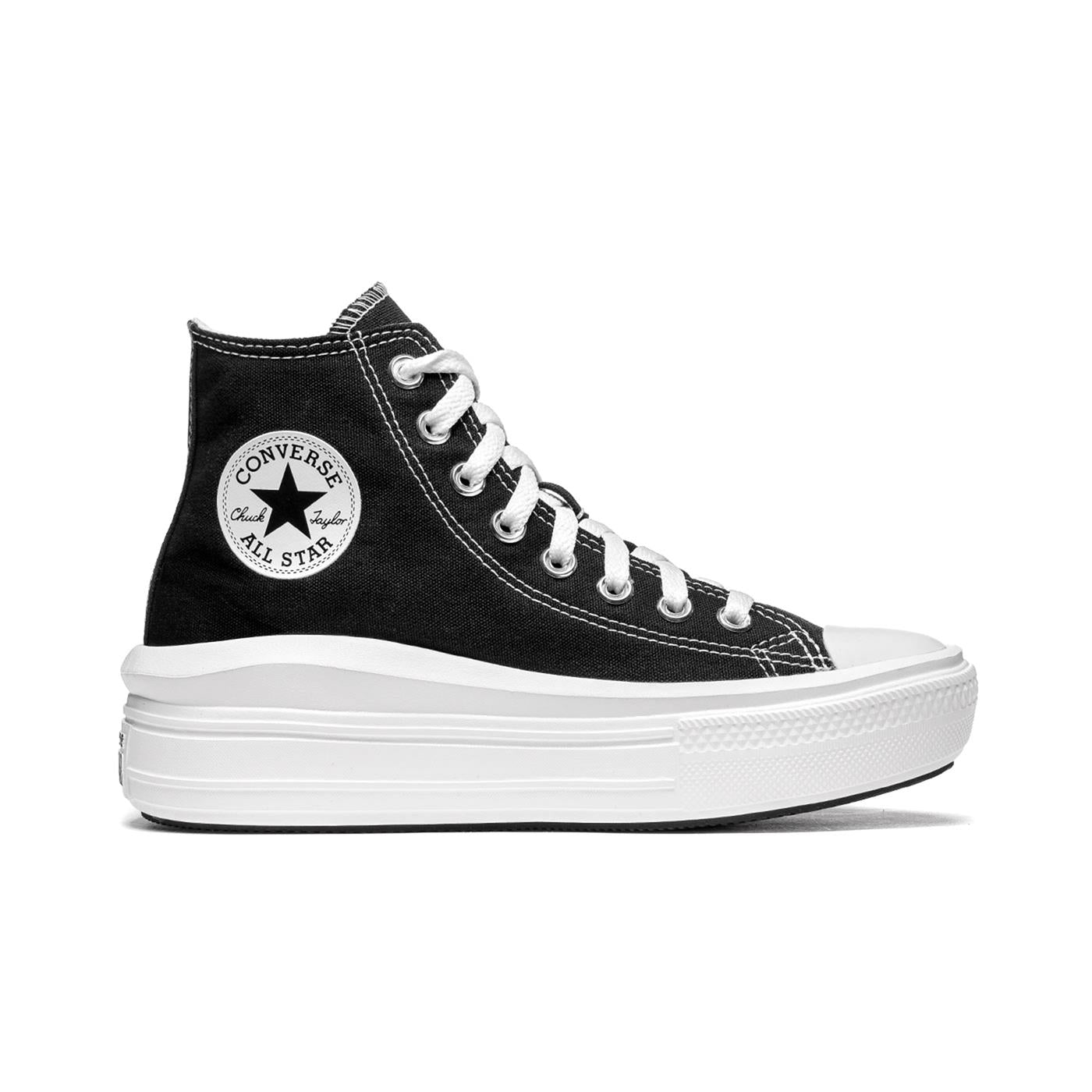 Converse Chuck Taylor All Star Move Hi Black/Natural Ivory - 568497C