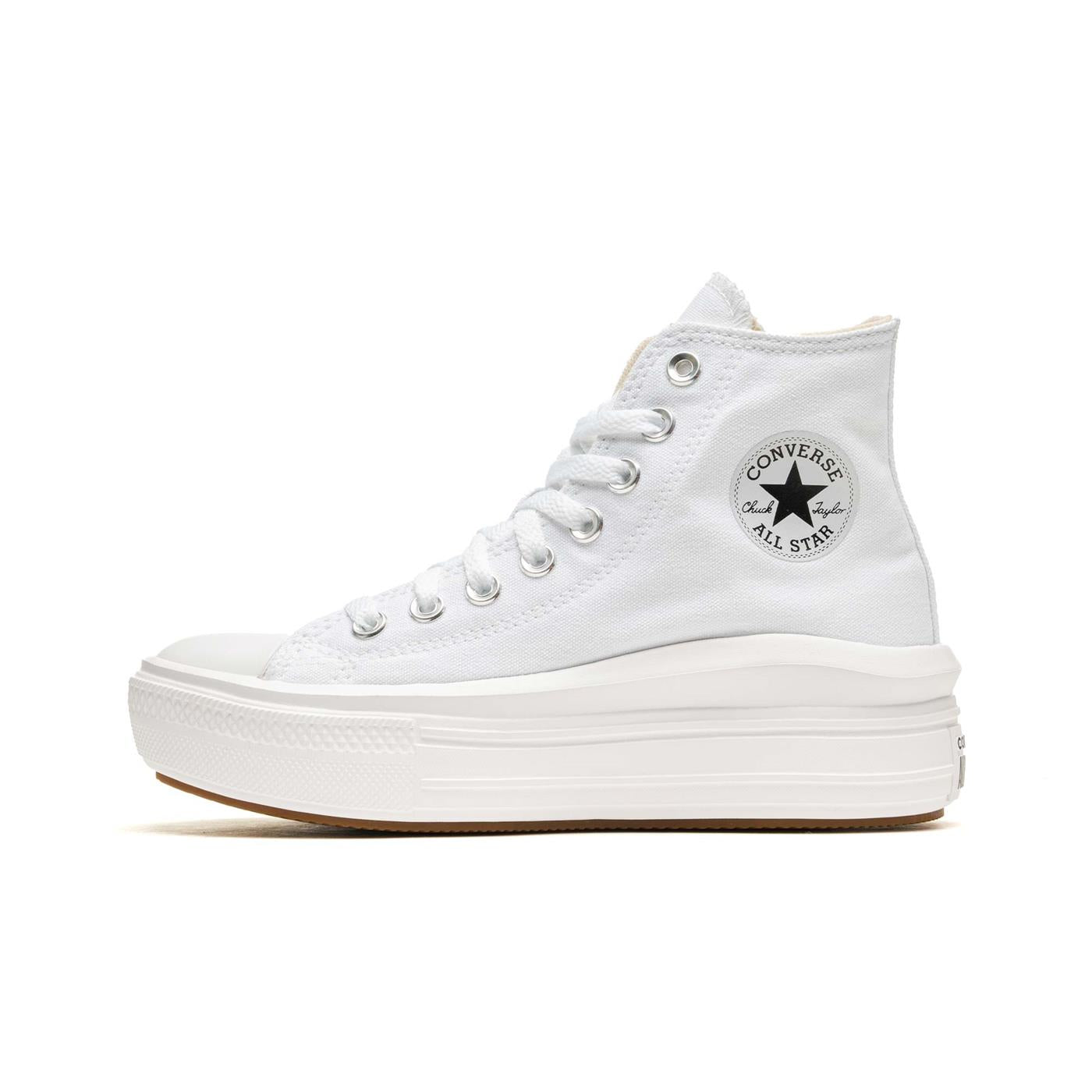 Converse CT All Star Move Hi White/Natural Ivory/Black  - 568498C