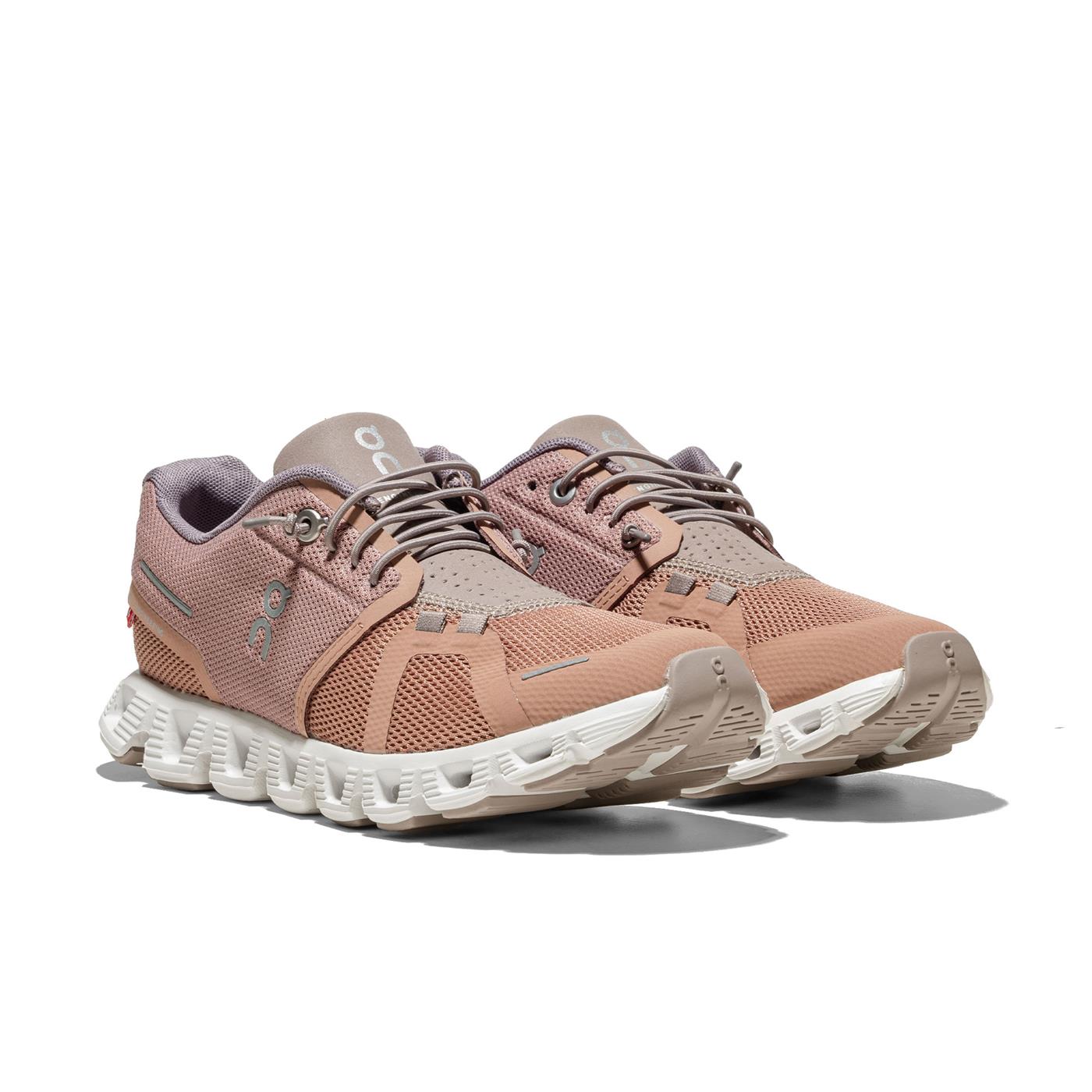 On Running Cloud 5 Rosebrown/Fog - 59.97766