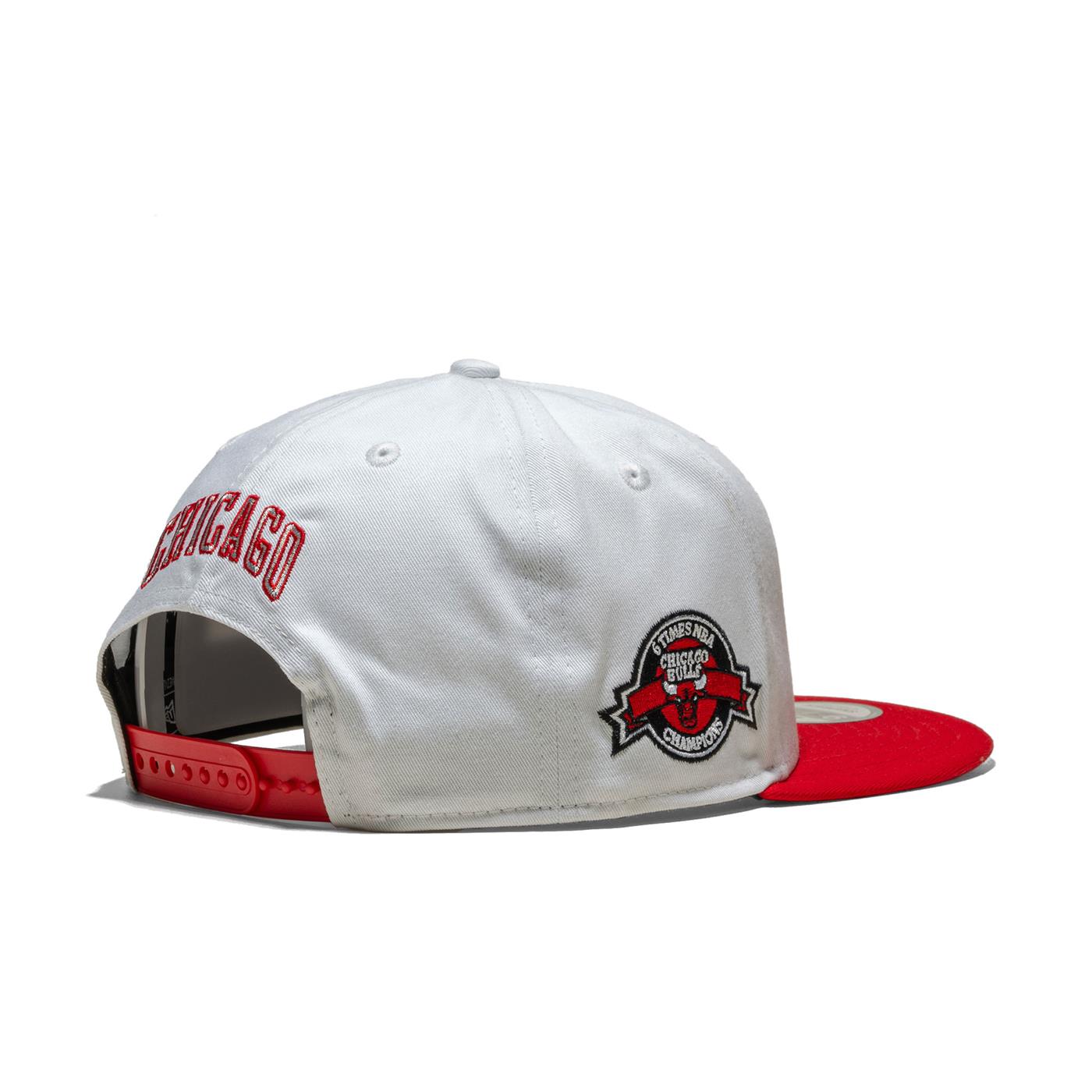 New Era White Crown Patch 9Fifty Chicago Bulls Red/White - 60565362