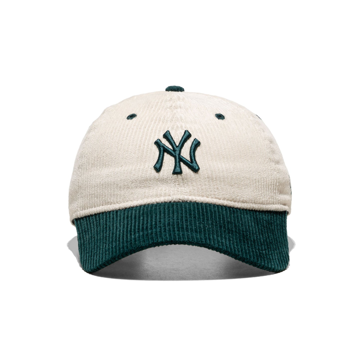 New Era Wmns Block Cord 9Twenty NY Yankees Cream/Kelly Green - 60691328