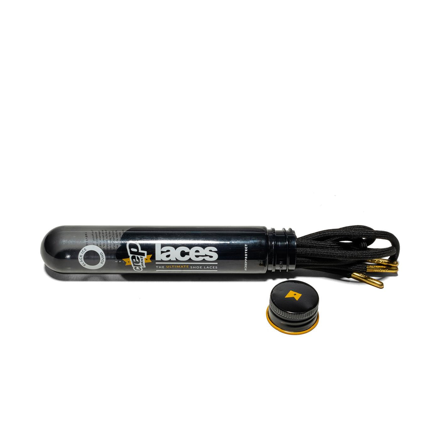 Crep Protect Laces Round Black - 6307905020BR