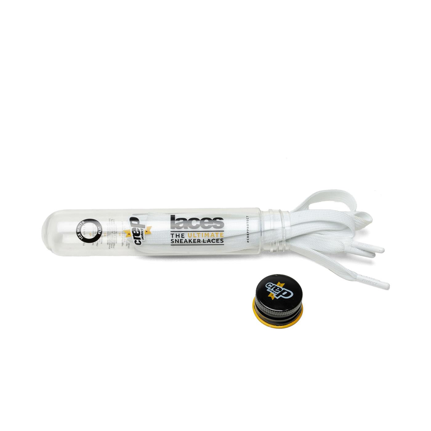 Crep Protect Laces Flat White - 6307905020WF