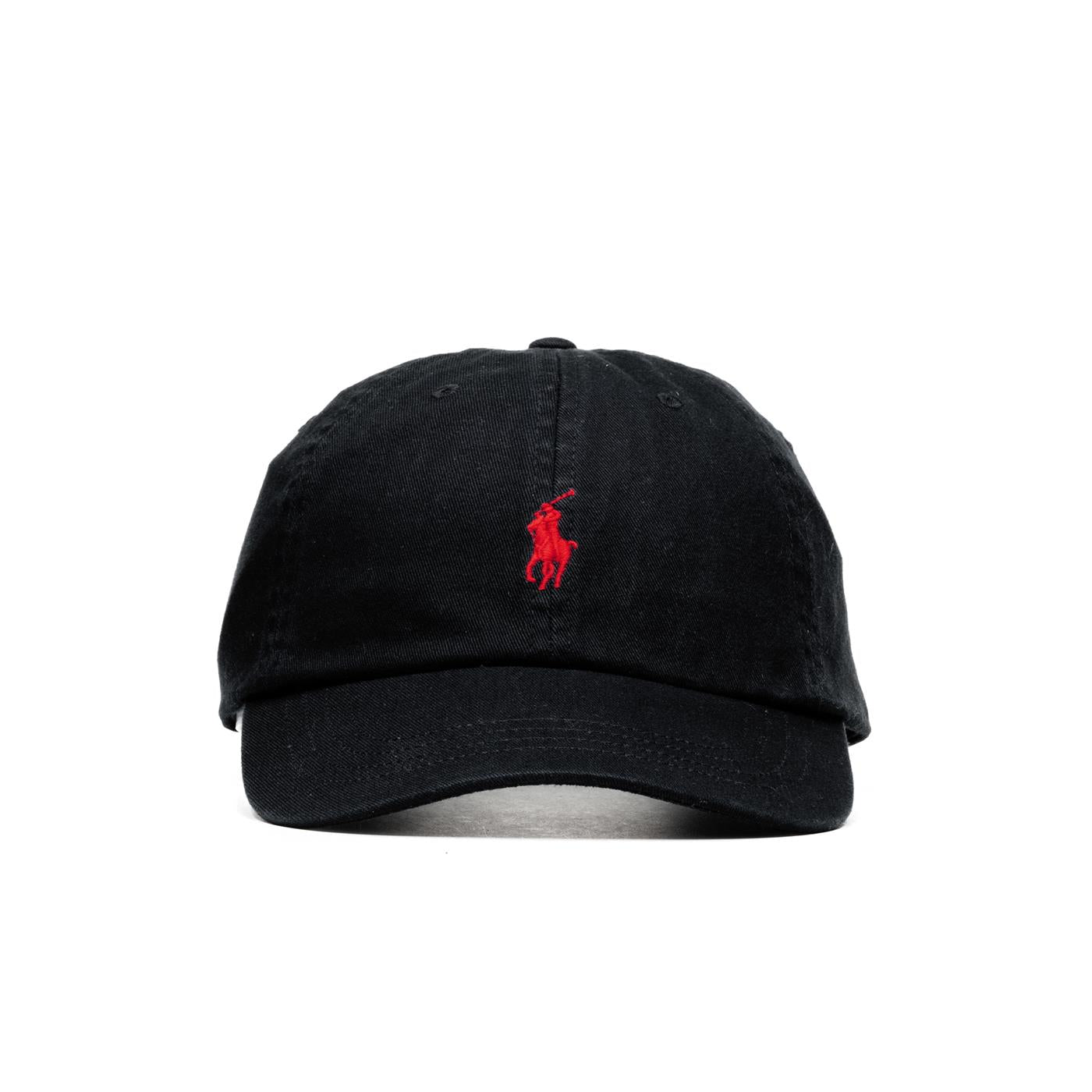 Polo Ralph Lauren Classic Sport Cap Polo Black/RL Red - 710548524012