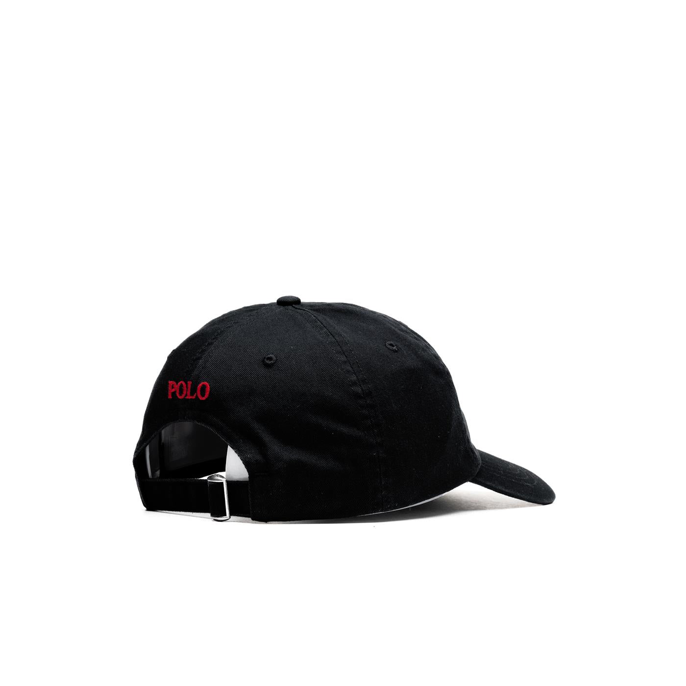 Polo Ralph Lauren Classic Sport Cap Polo Black/RL Red - 710548524012