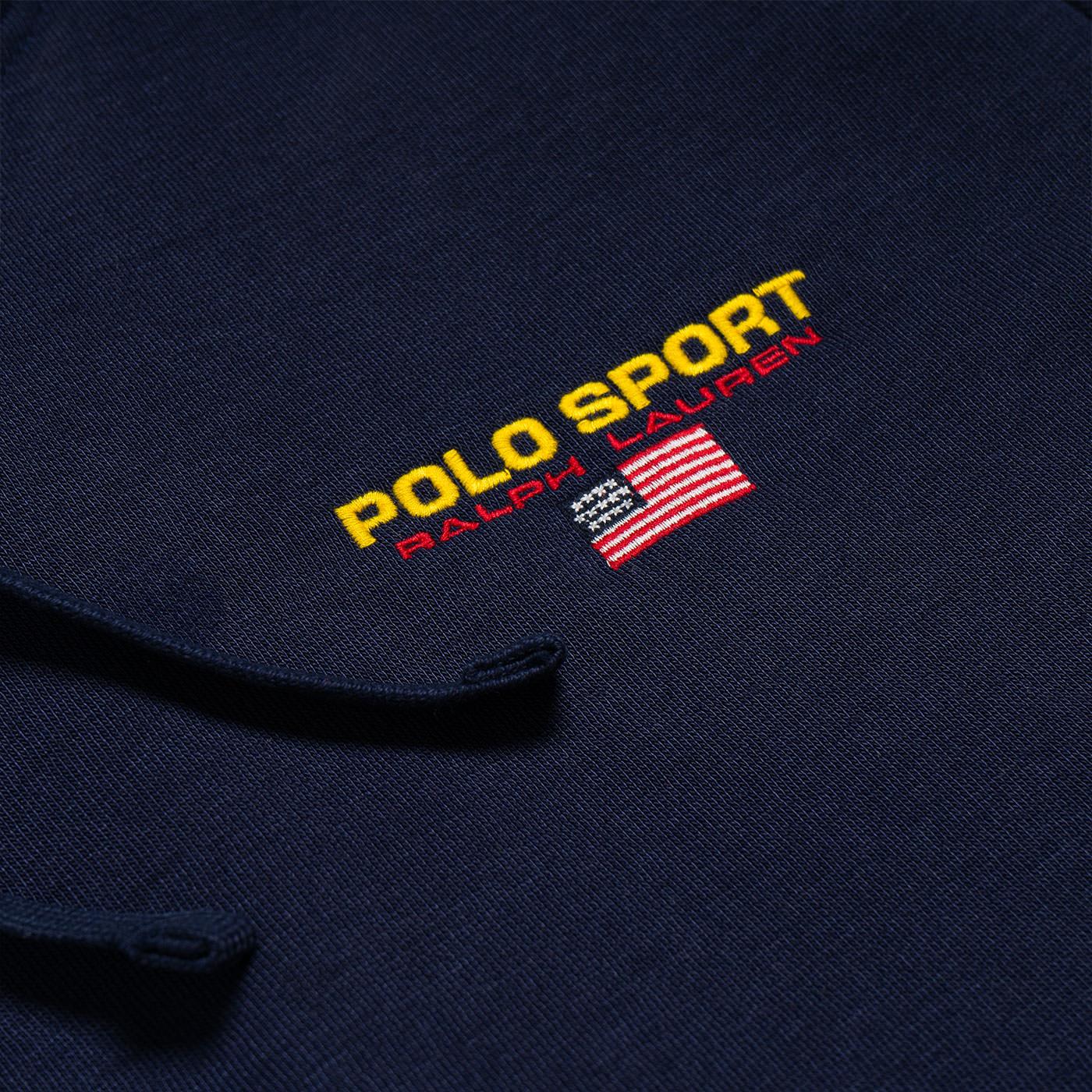 Polo Ralph Lauren Polo Sport Neon Fleece Hoodie Cruise Navy - 710792899001
