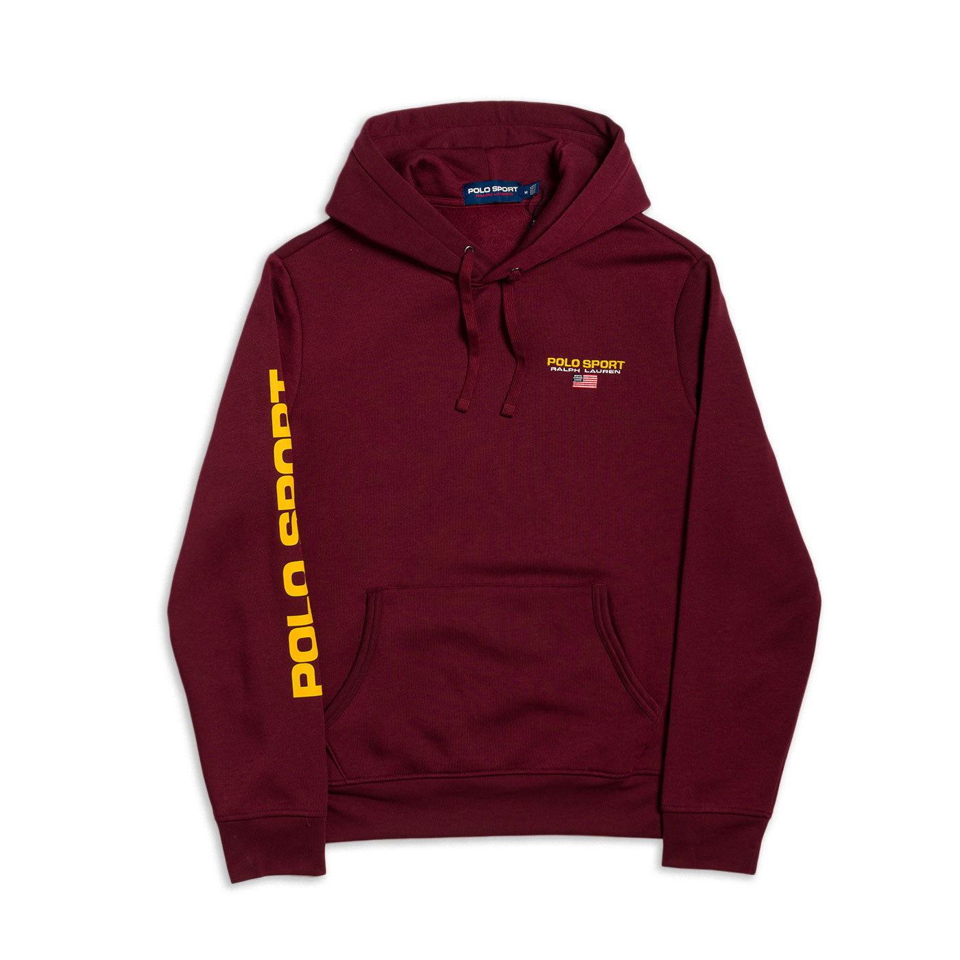 Polo Ralph Lauren Polo Sport Neon Fleece Hoodie Wine  - 710792899007