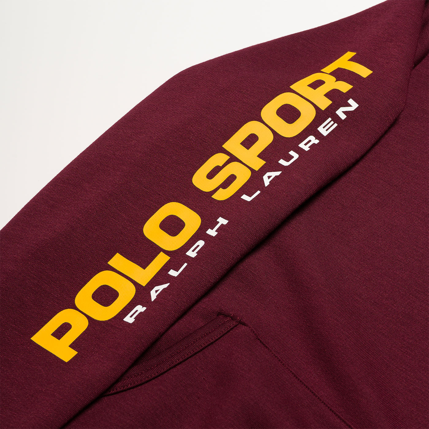 Polo Ralph Lauren Polo Sport Neon Fleece Hoodie Wine  - 710792899007