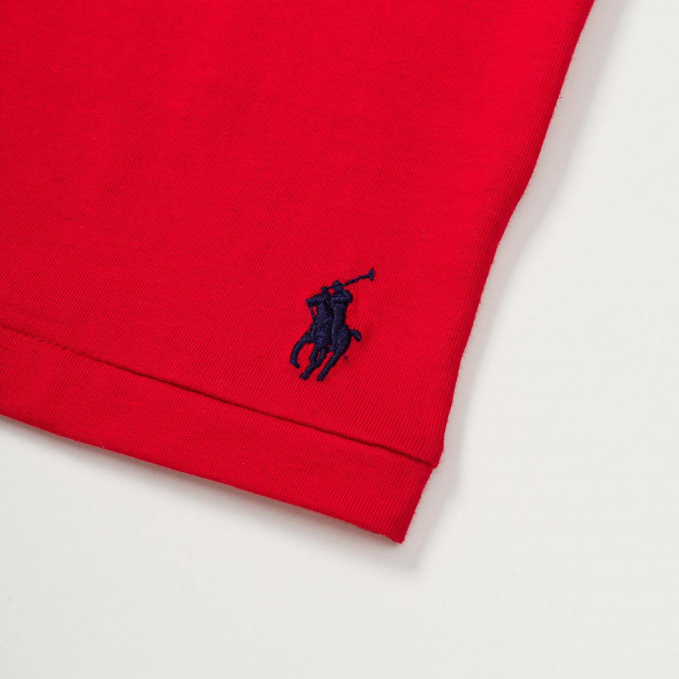 Polo Ralph Lauren Slim Fit Logo Jersey T-Shirt RL Red - 710860829005