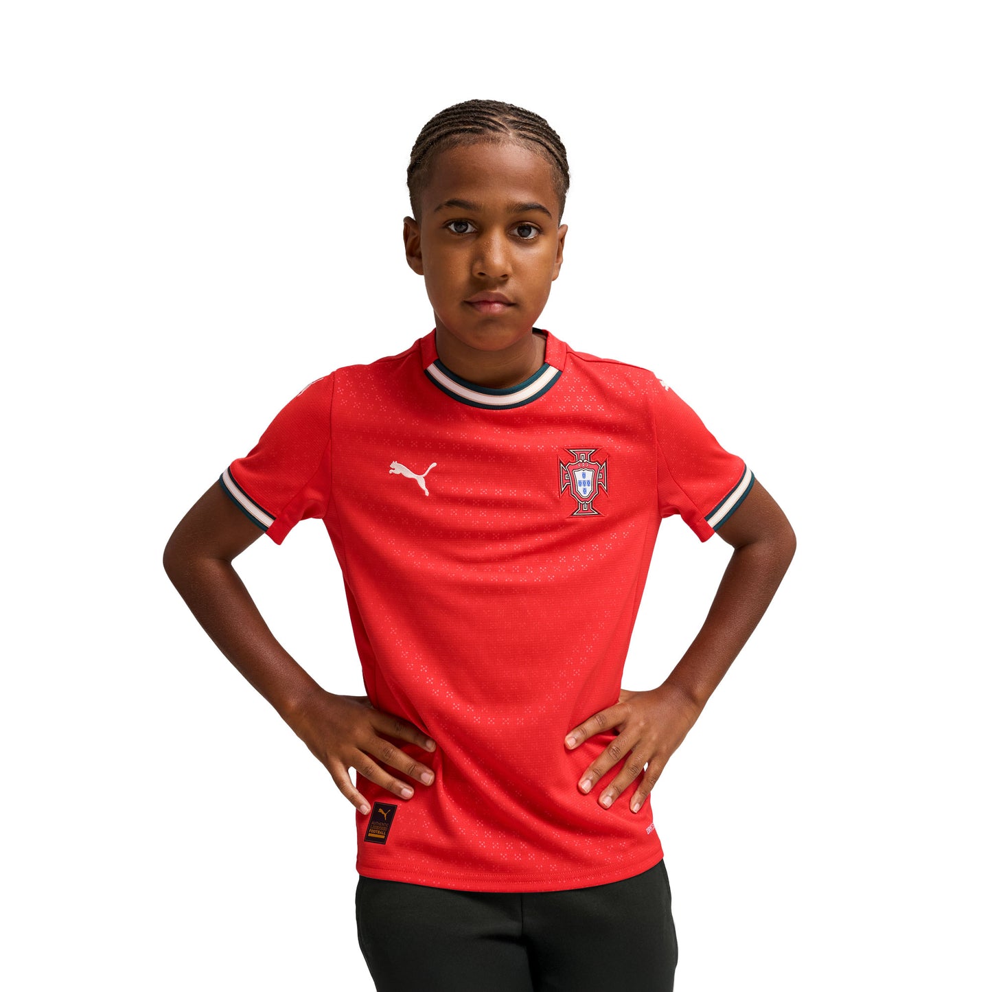 Puma FPF Home Jersey Replica Jr Red/Sugared Almond  - 779193-01