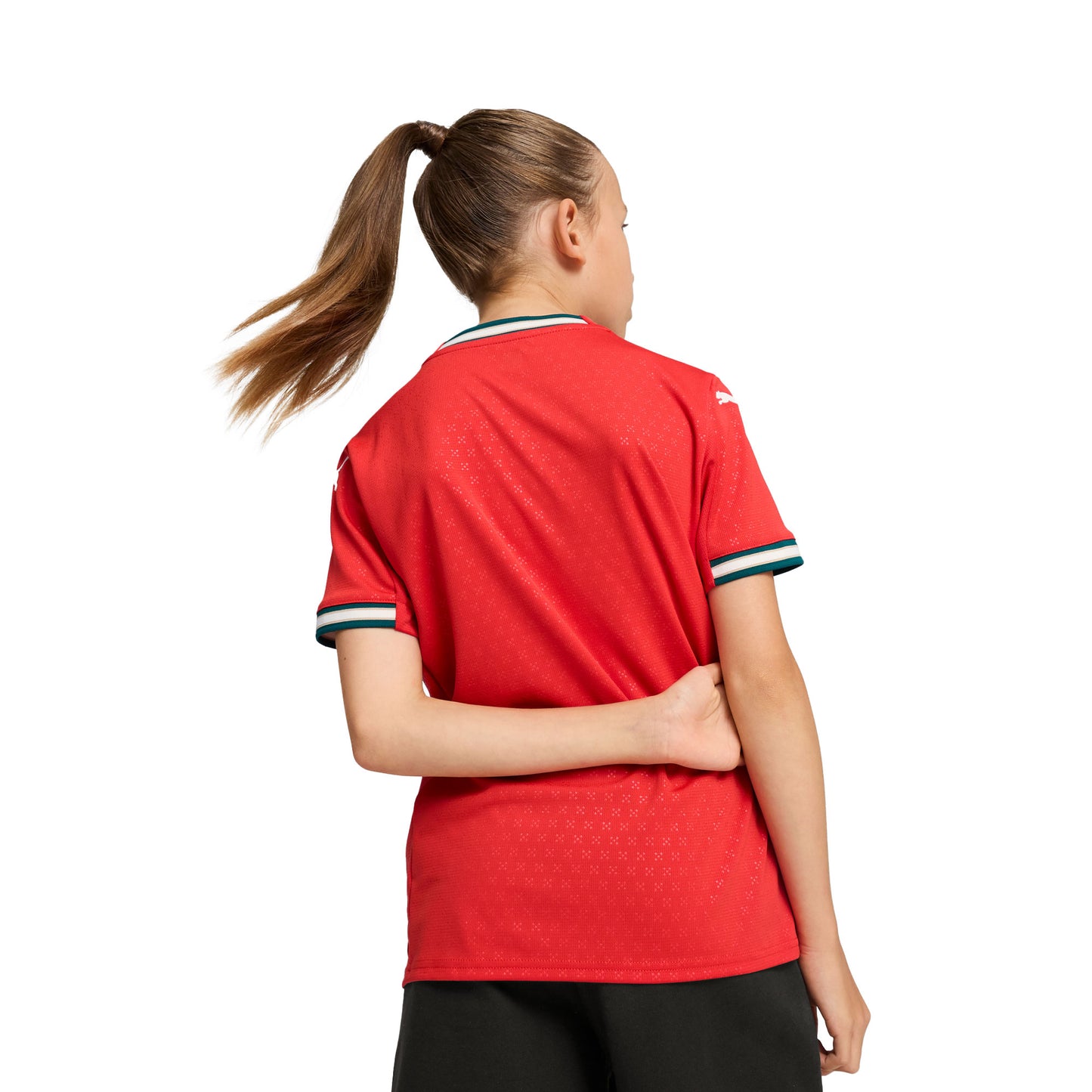 Puma FPF Home Jersey Replica Jr Red/Sugared Almond  - 779193-01