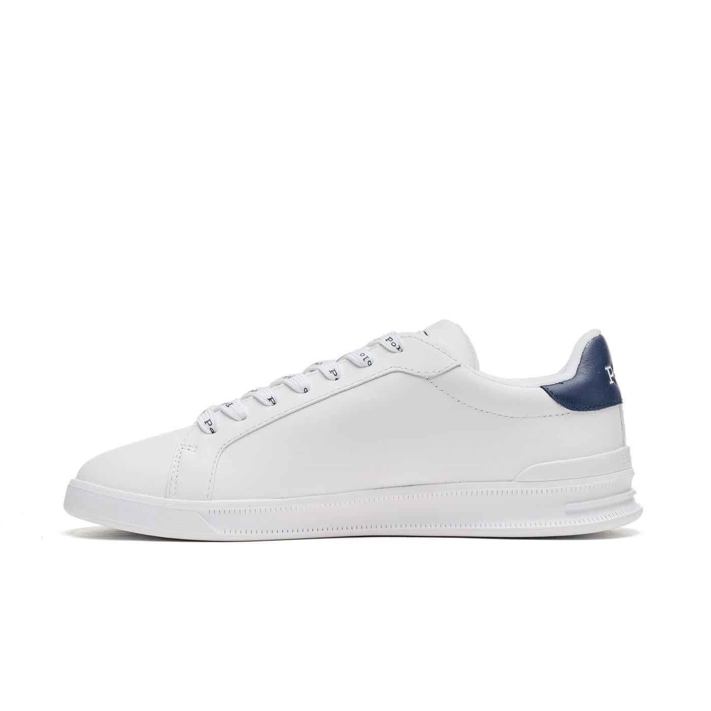 Polo Ralph Lauren Heritage Court II Leather White/Npt Navy - 809829824003