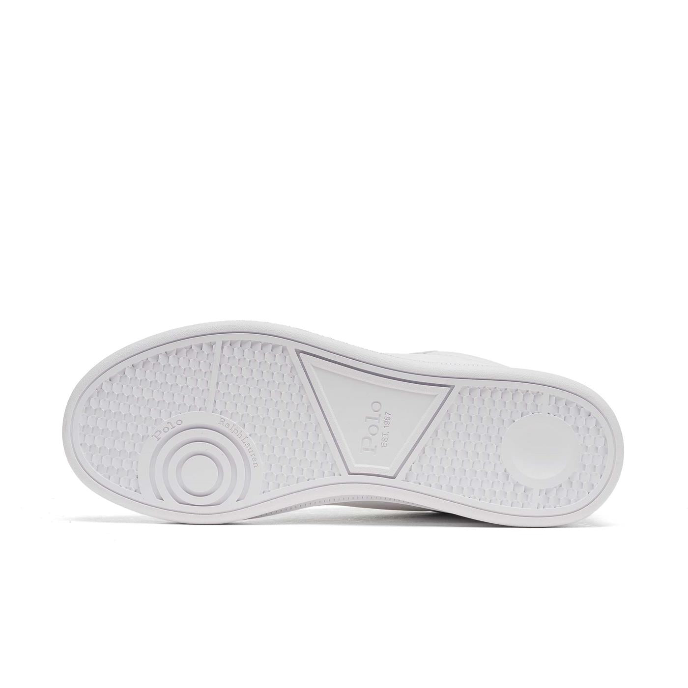 Polo Ralph Lauren Heritage Court II Leather White/Npt Navy - 809829824003