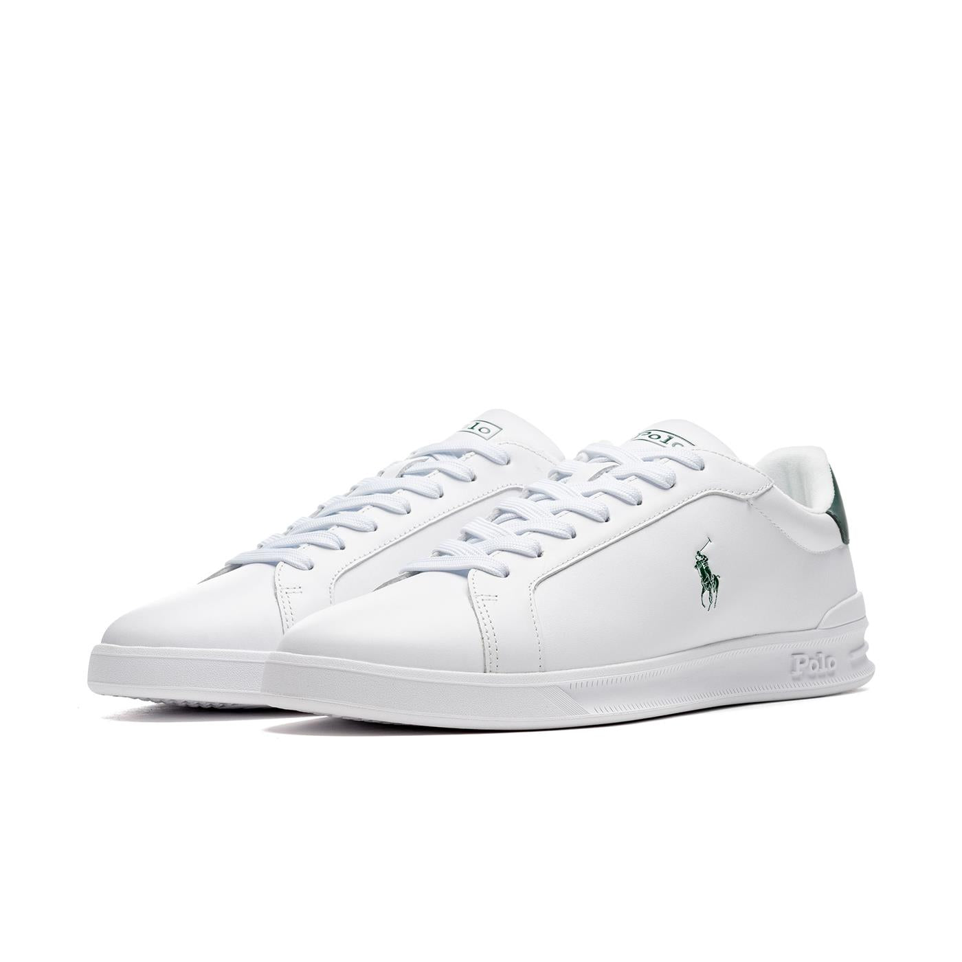 Polo Ralph Lauren Heritage Court II Leather White/C Green - 809829824004