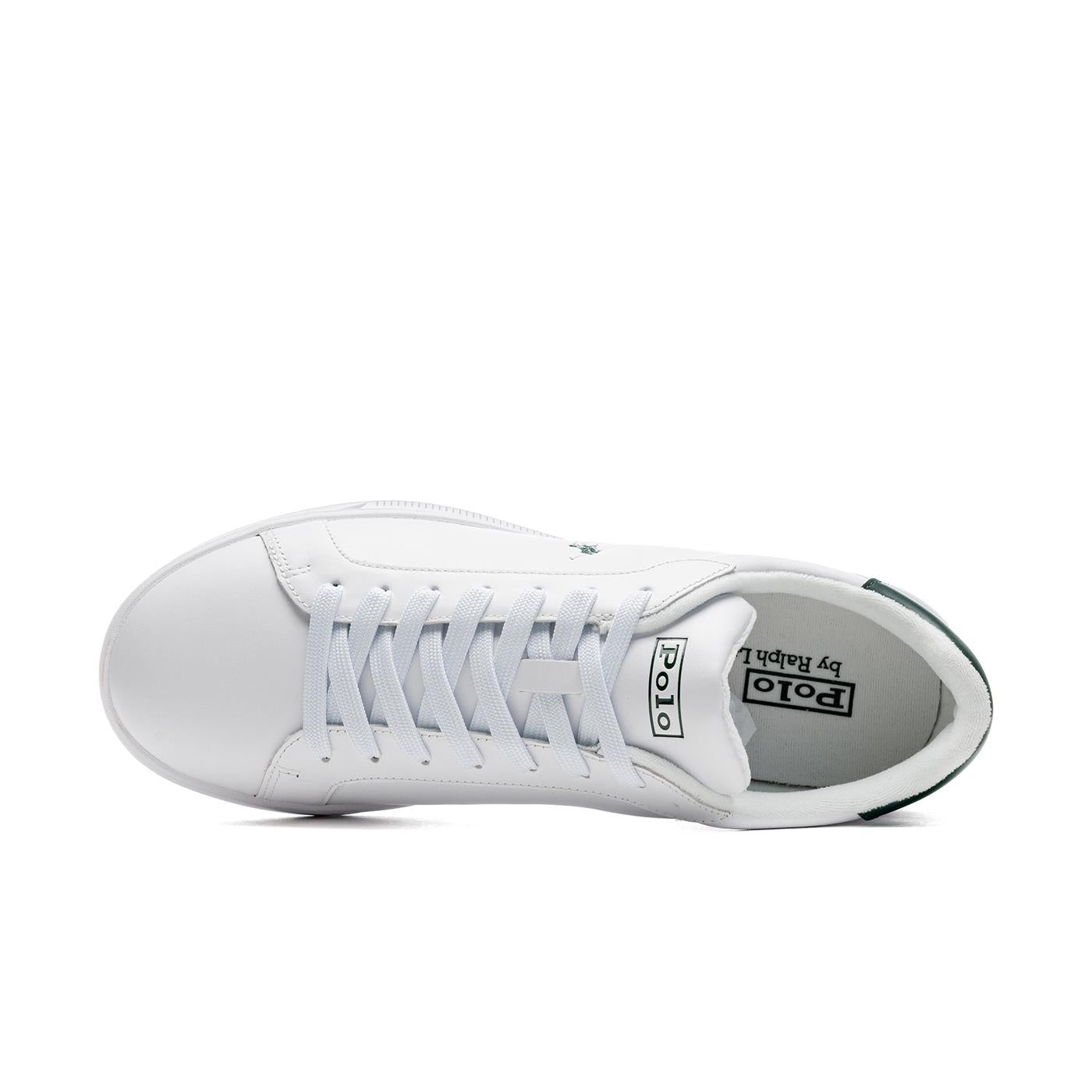 Polo Ralph Lauren Heritage Court II Leather White/C Green - 809829824004