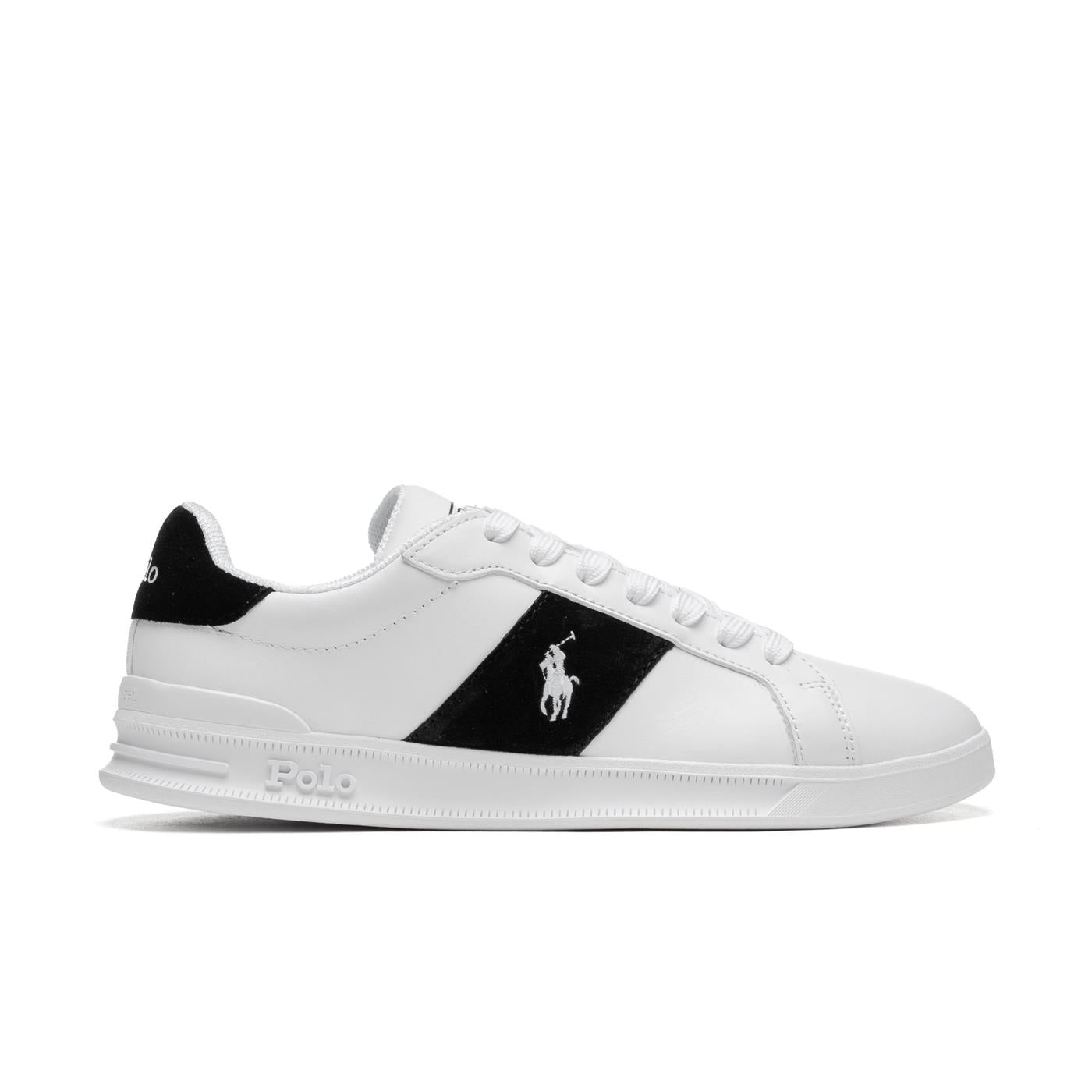 Polo Ralph Lauren Heritage Court II Leather White/Black - 809845109003