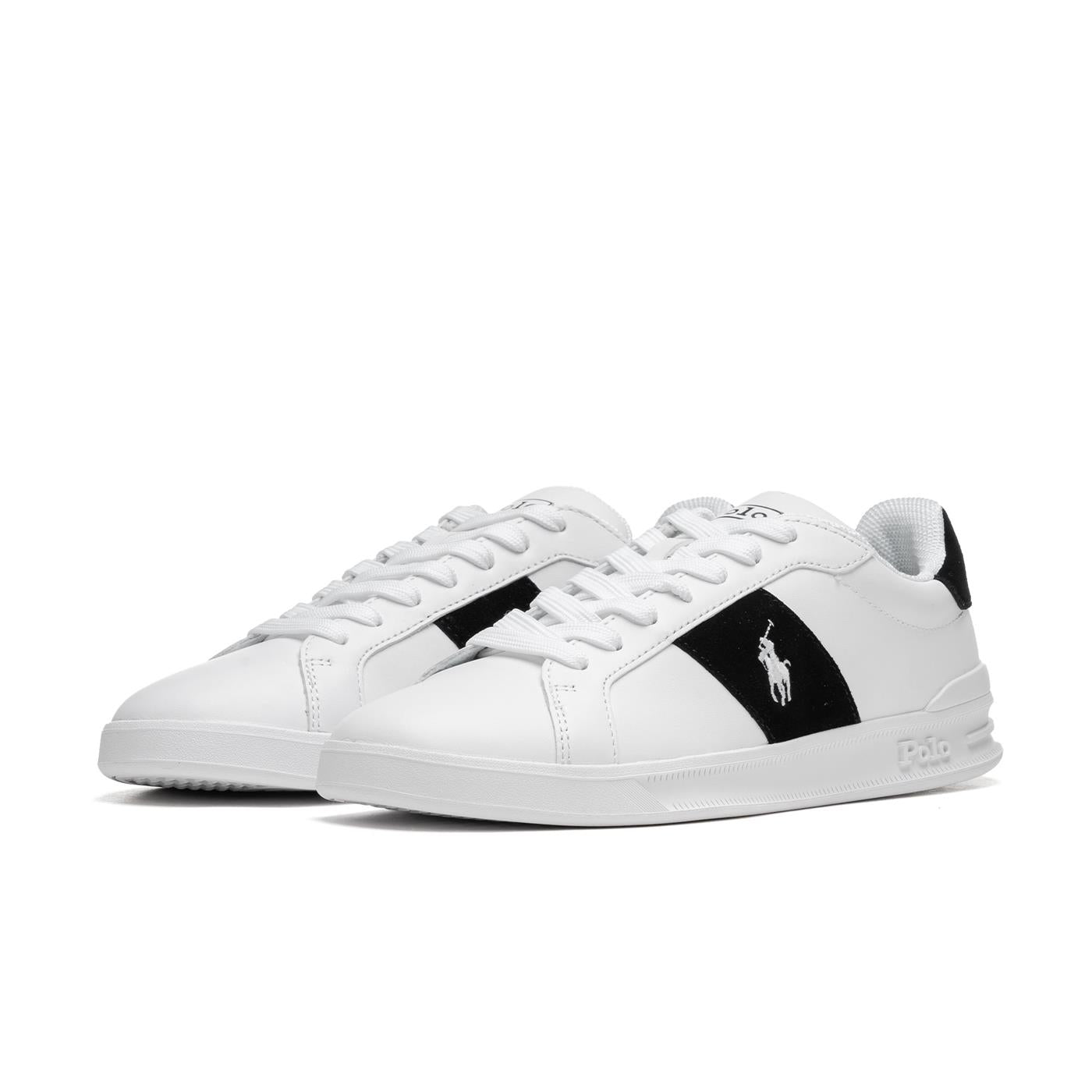 Polo Ralph Lauren Heritage Court II Leather White/Black - 809845109003