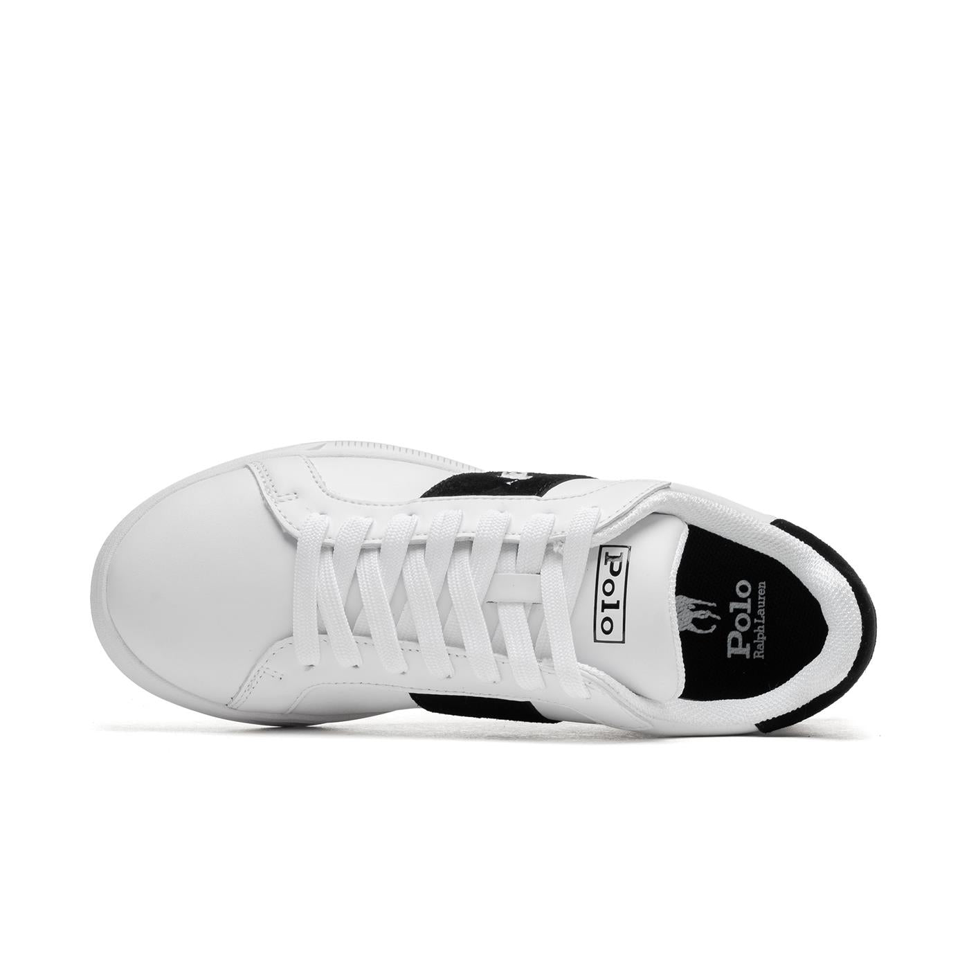 Polo Ralph Lauren Heritage Court II Leather White/Black - 809845109003