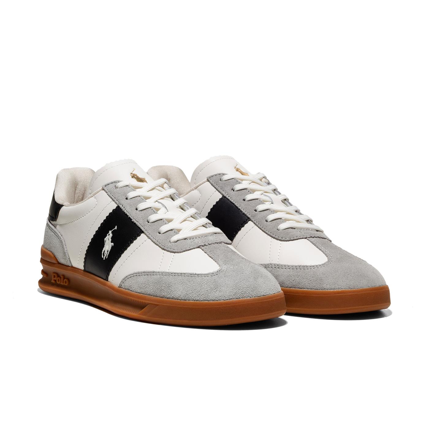 Polo Ralph Lauren Heritage Aera White/Black/Soft Grey - 809956119002