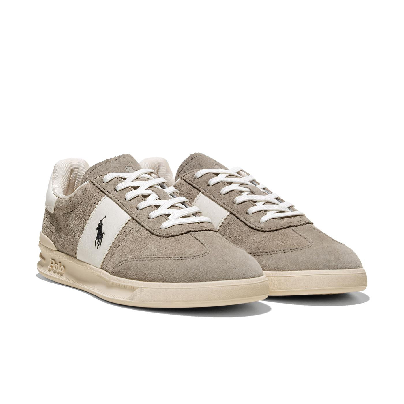 Polo Ralph Lauren Heritage Aera Earth Grey/Deck Wash White - 809960995002