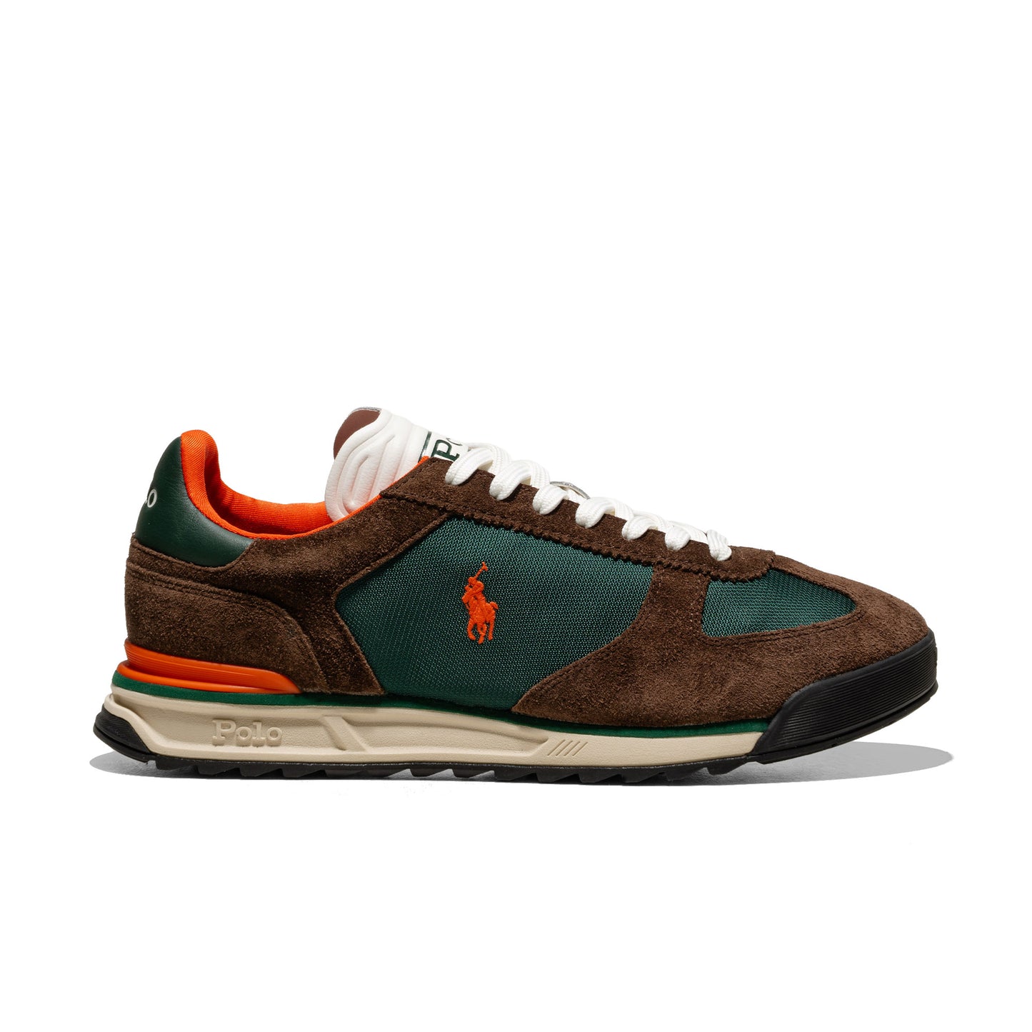 Polo Ralph Lauren Varick Chocolate Brown/Forest/Orange - 809974040002