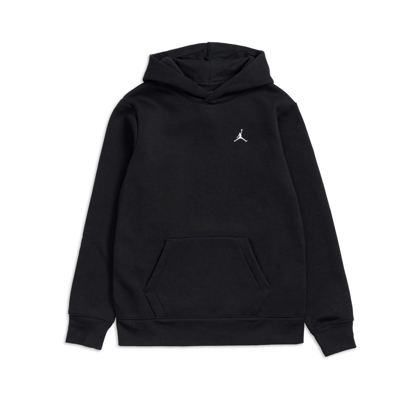 Nike Jordan Boys Essentials PO Hoodie Black/White  - 95A715-023