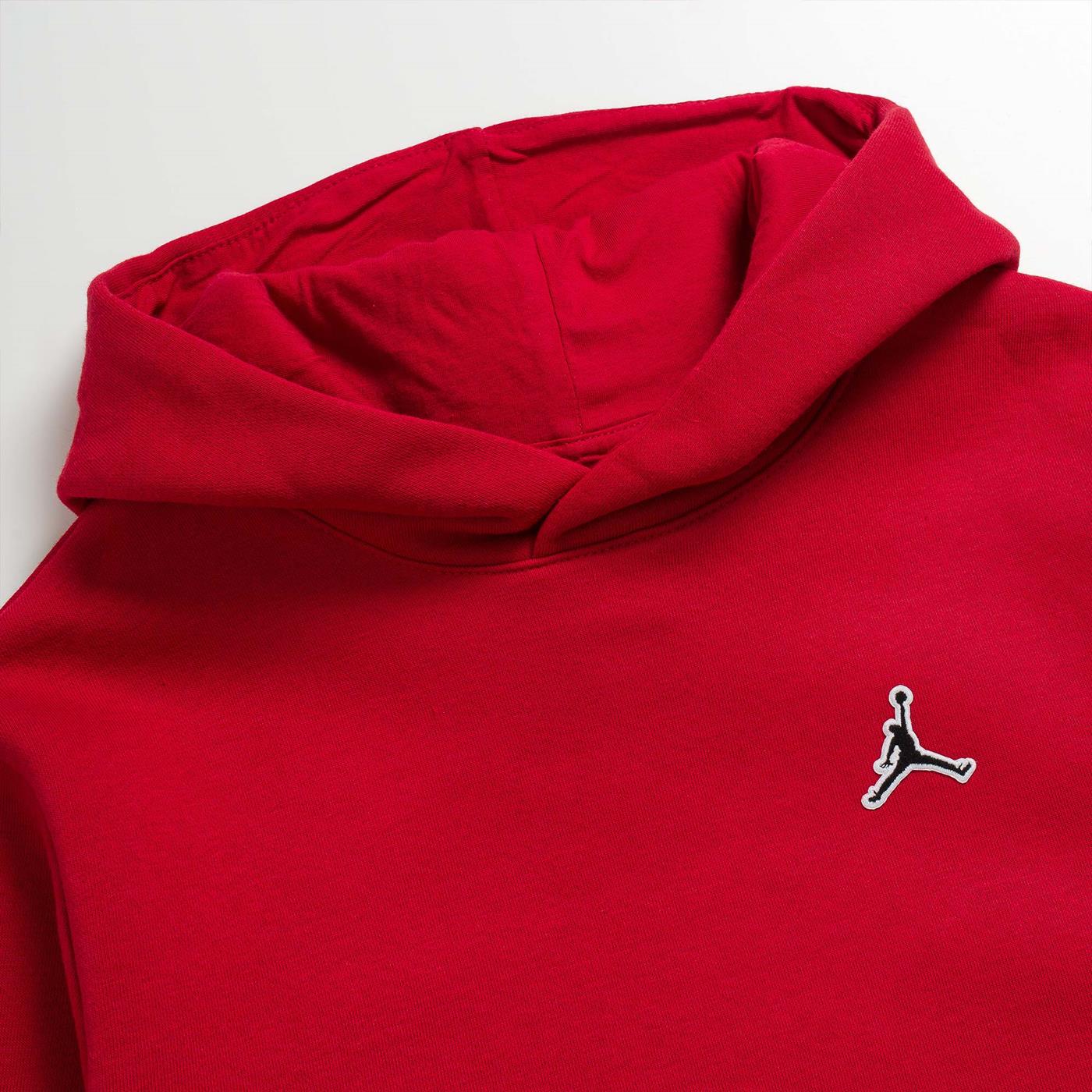 Nike Jordan Boys Essentials PO Hoodie Gym Red/Black-White - 95A715-R78