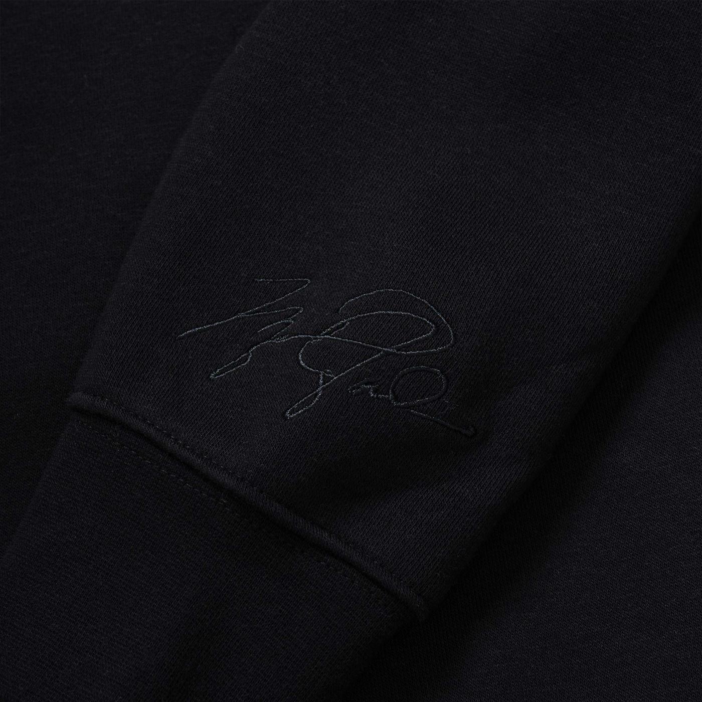 Nike Jordan Boys Jumpman Essentials Crew Sweat Black/Gym Red  - 95B130-023