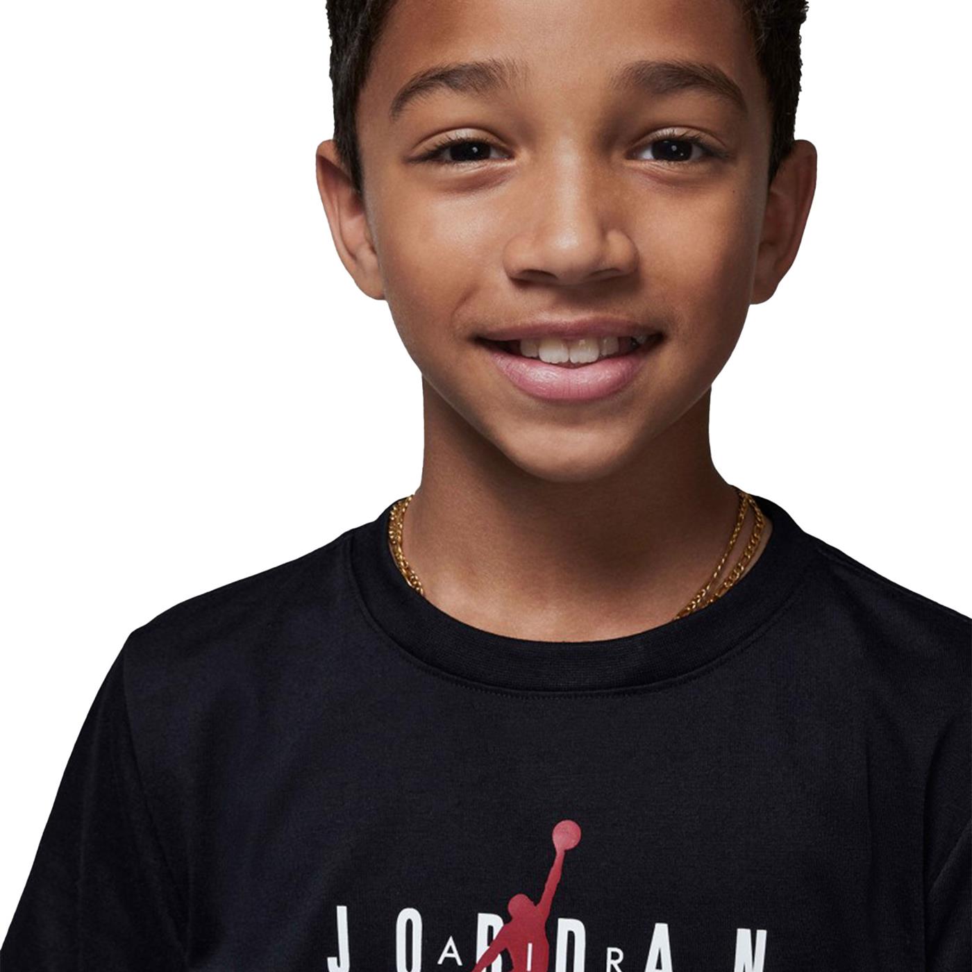 Nike Jordan Boys Jumpman Sustainable Graphic T-Shirt Black  - 95B922-023