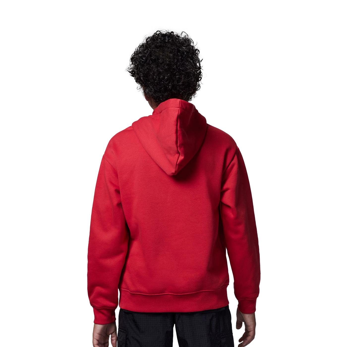 Nike Jordan Boys Hbr Fleece PO Hoodie Gym Red/Black-White - 95C479-R78