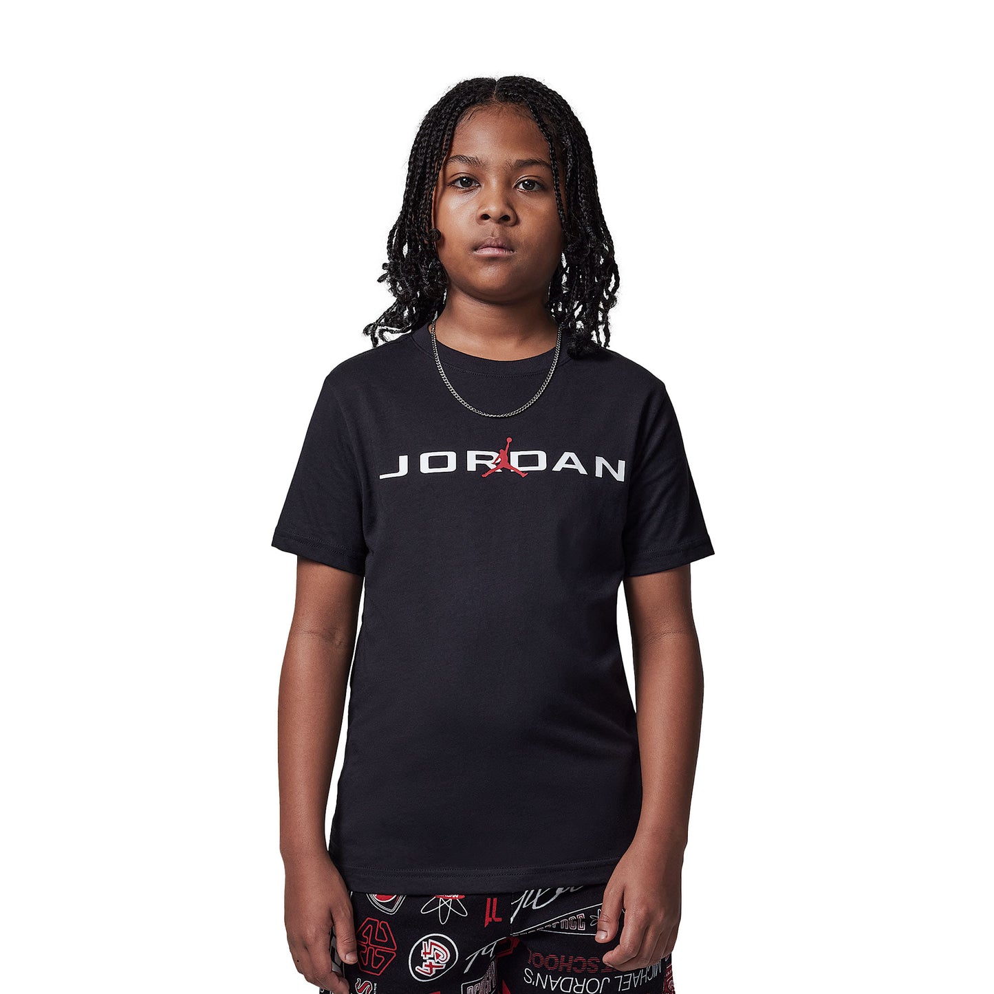 Nike Jordan Boys Air Stretch SS Crew Tee Black - 95D628-023