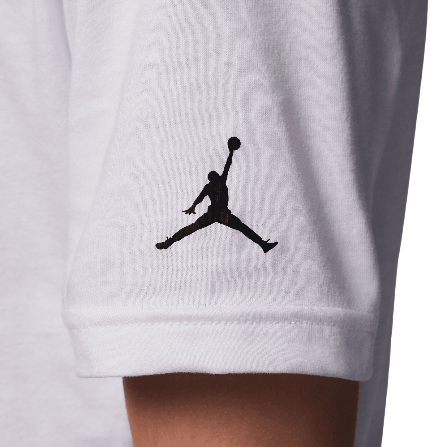 Nike Jordan Boys MJ Wordmark Embroidered Tee White  - 95D634-001