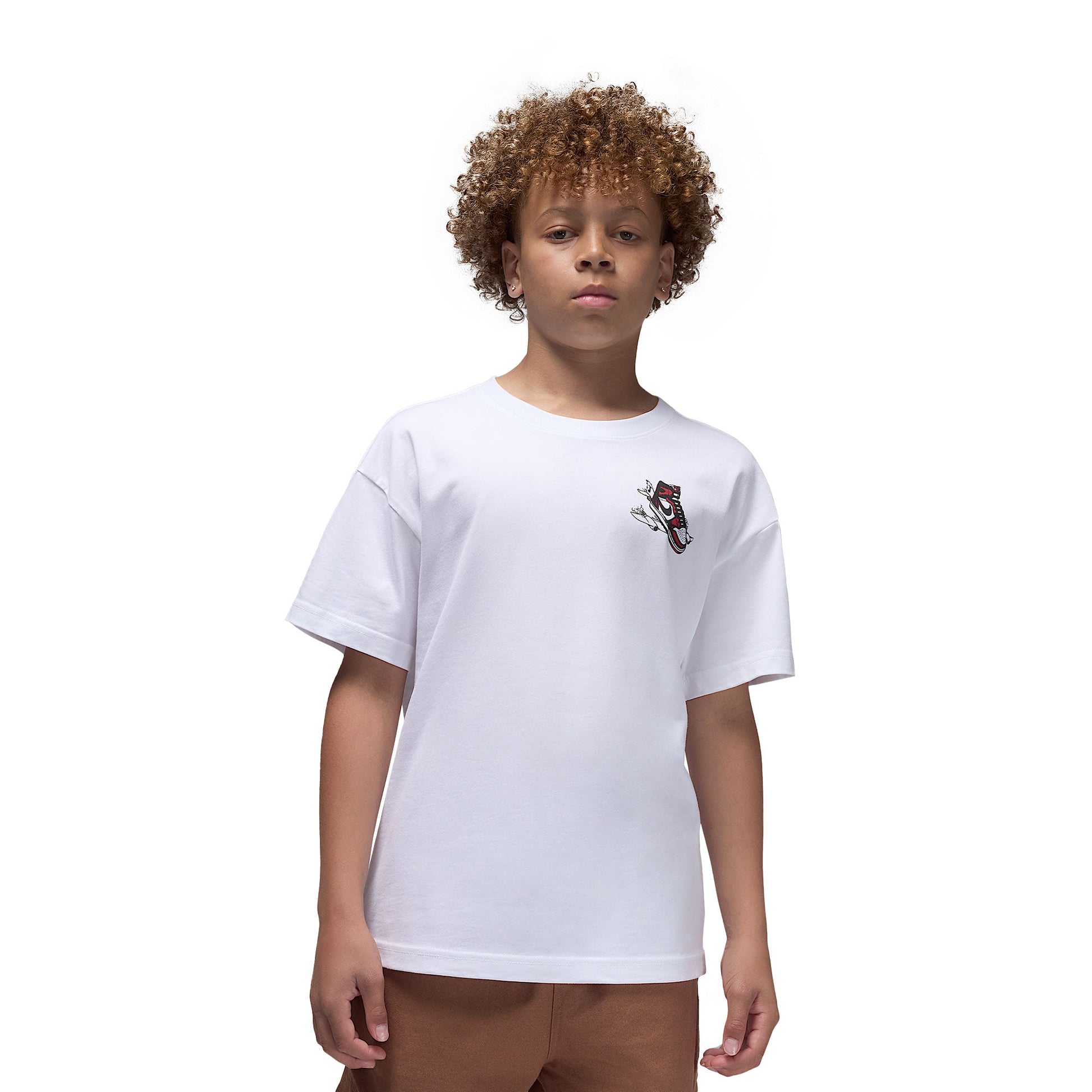 Nike Jordan Boys Air Jordan Has Landed SS Tee White  - 95F279-001