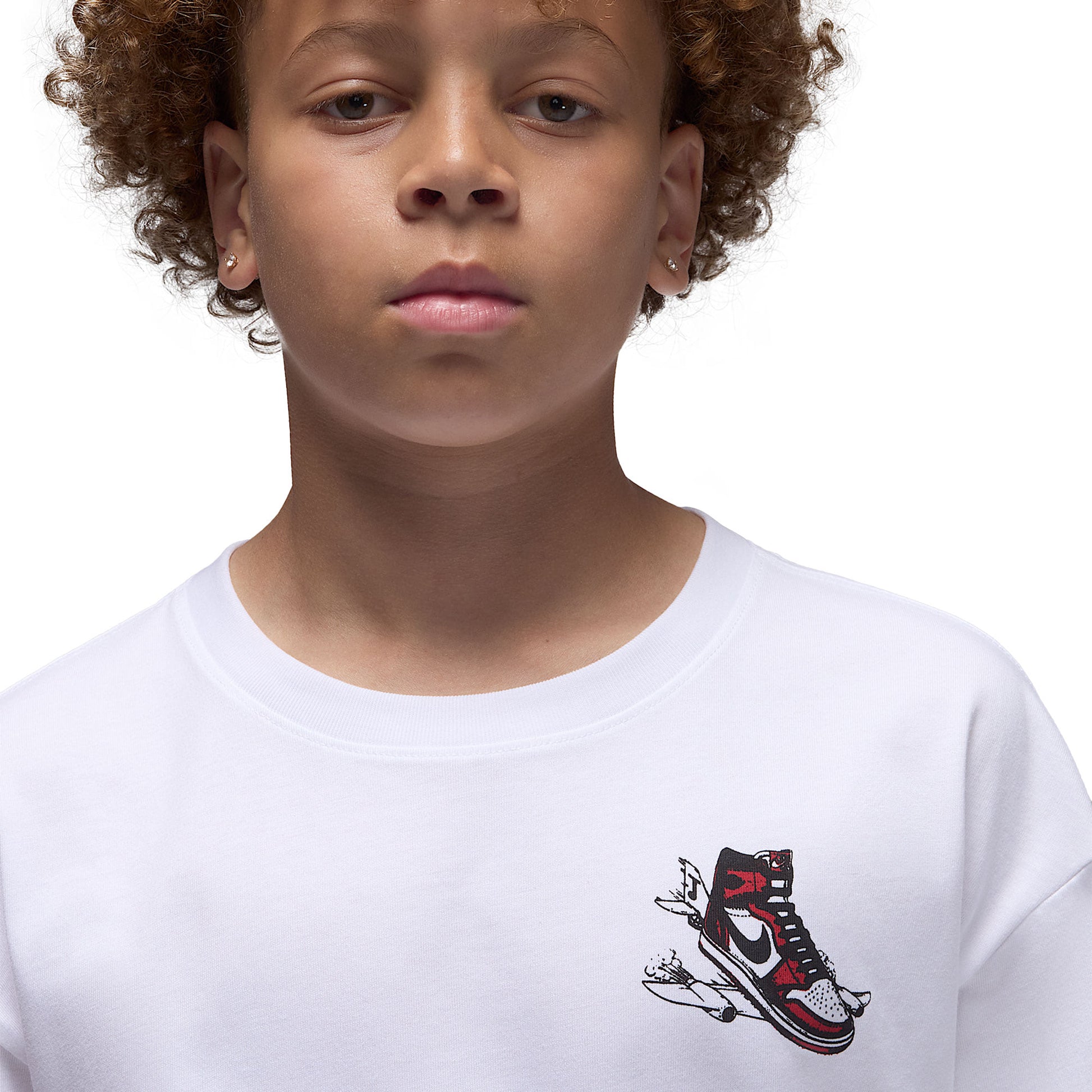 Nike Jordan Boys Air Jordan Has Landed SS Tee White  - 95F279-001