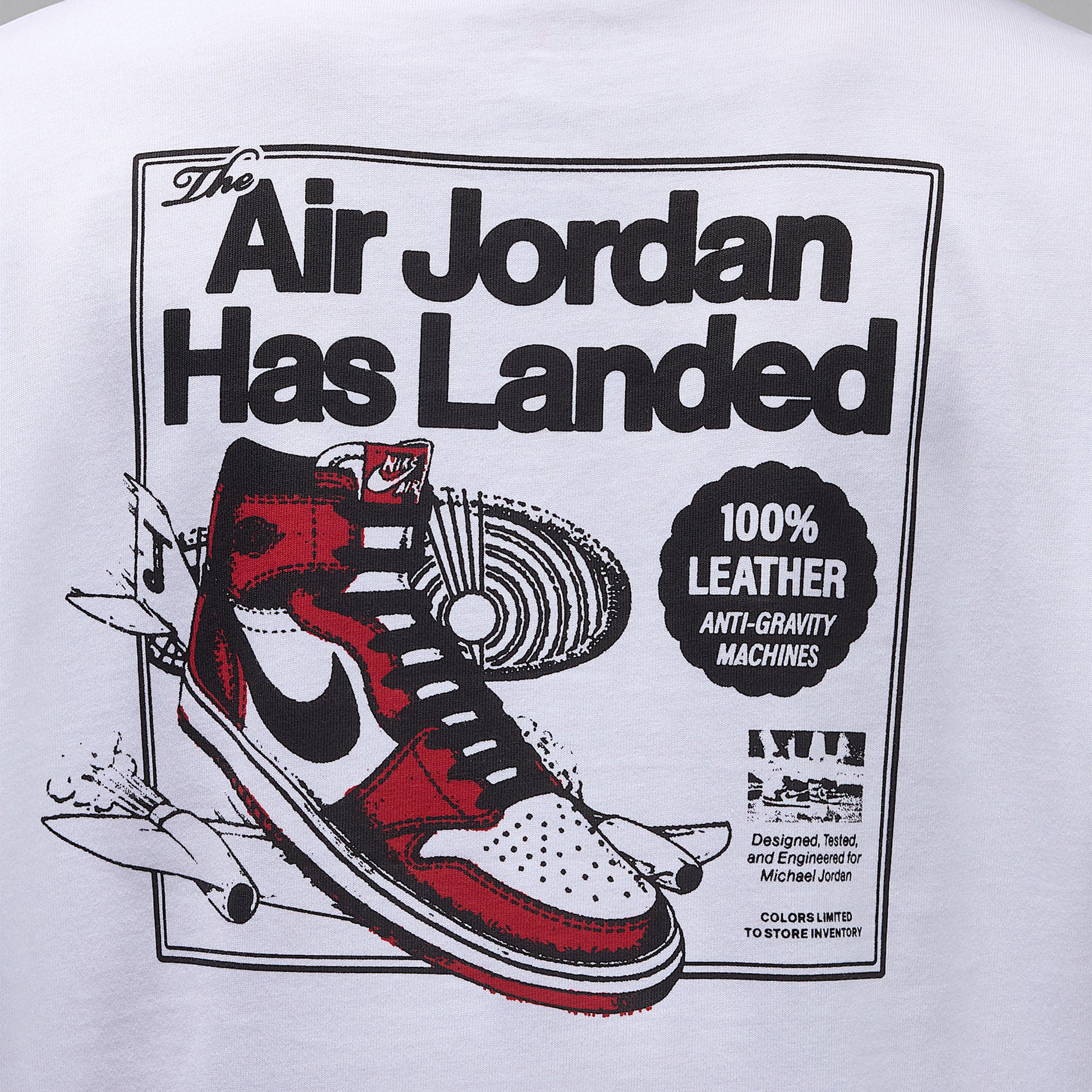 Nike Jordan Boys Air Jordan Has Landed SS Tee White  - 95F279-001