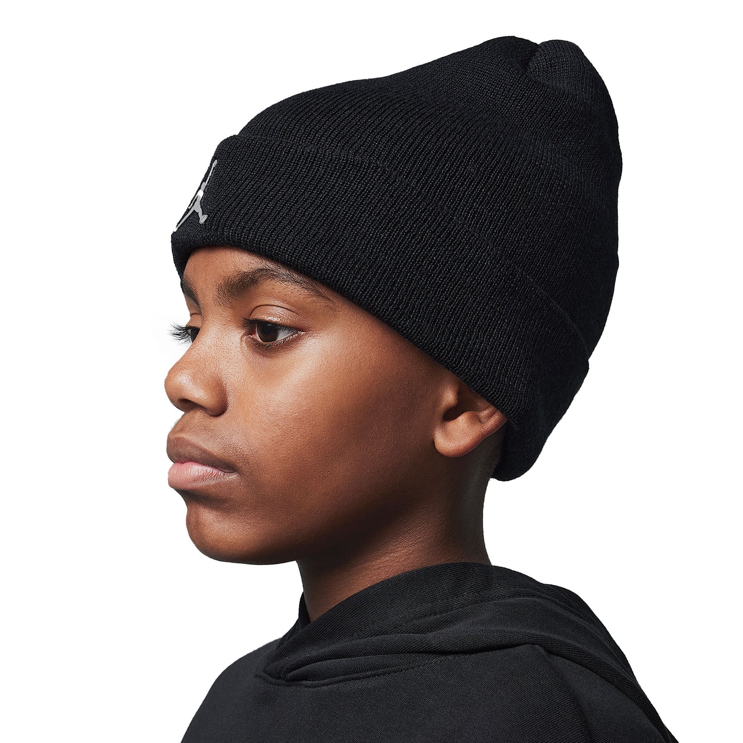 Nike Jordan Boys Cuffed Beanie Black - 9A0063-023